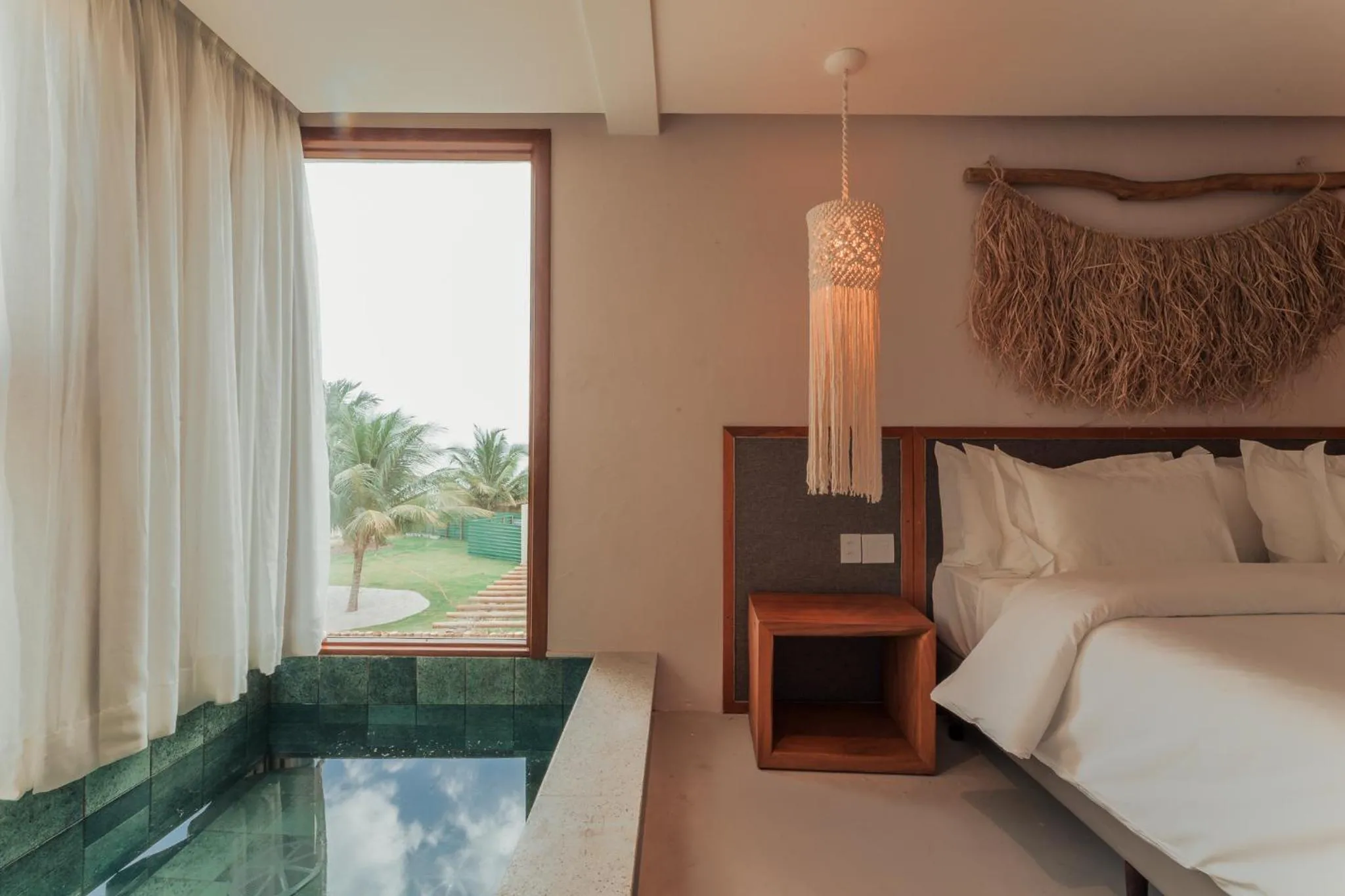 Bed in Pousada Aysú