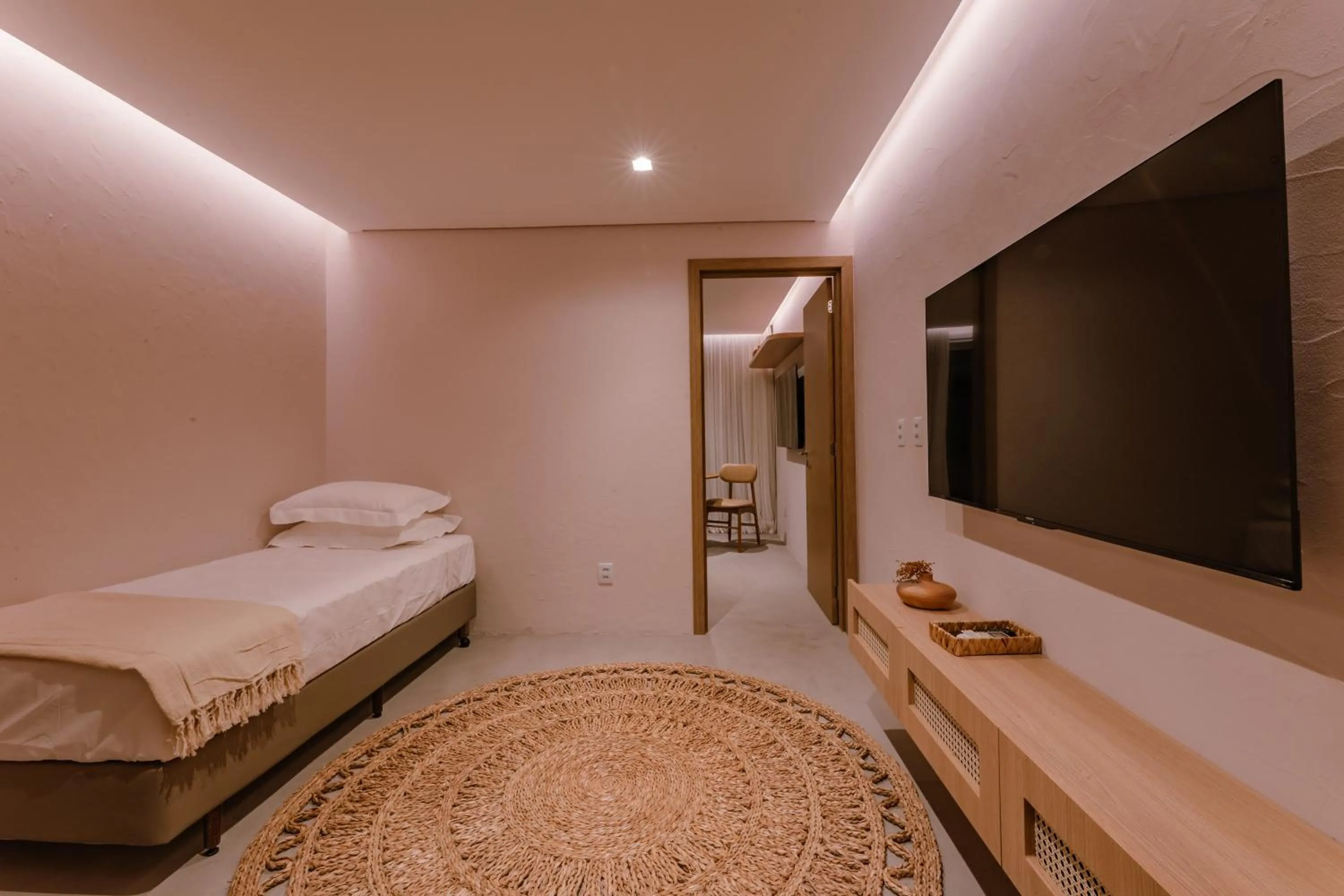 Bed in Pousada Aysú
