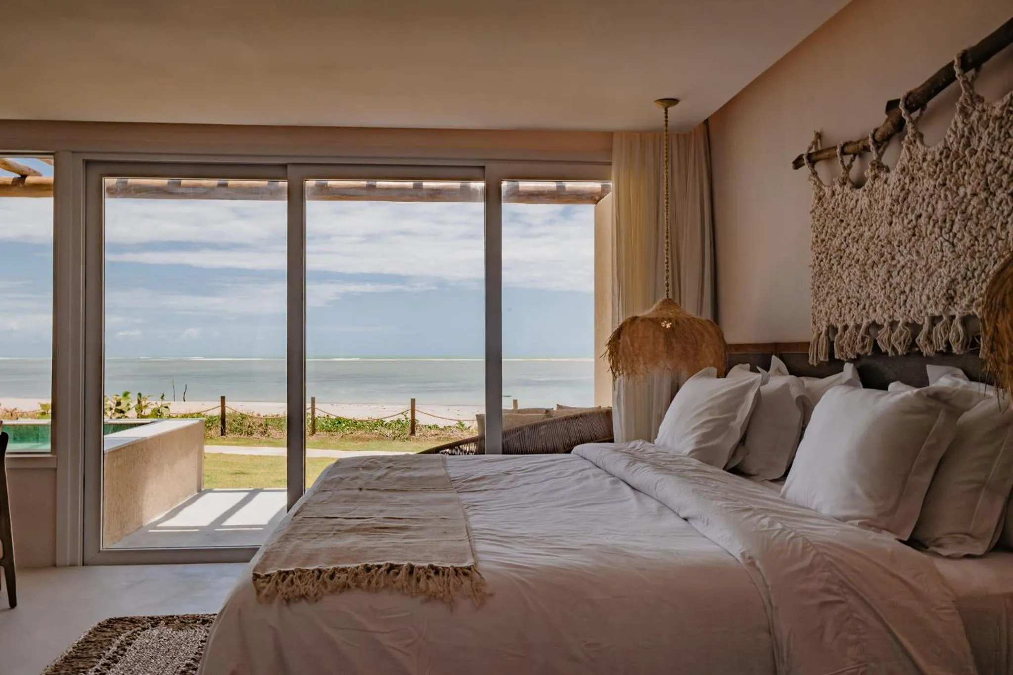 Bed in Pousada Aysú