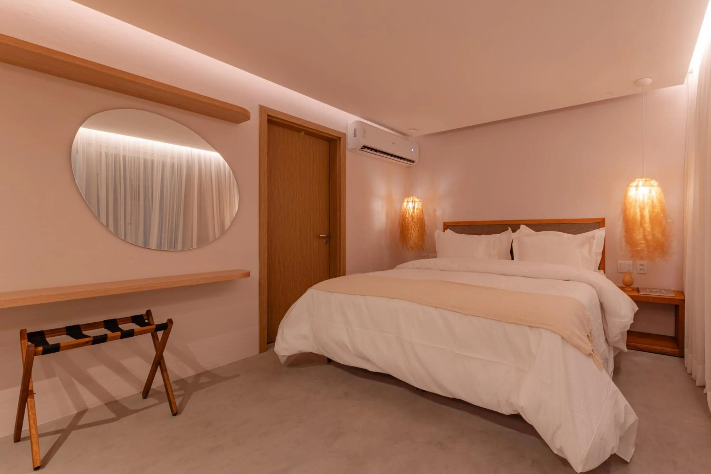 Bed in Pousada Aysú