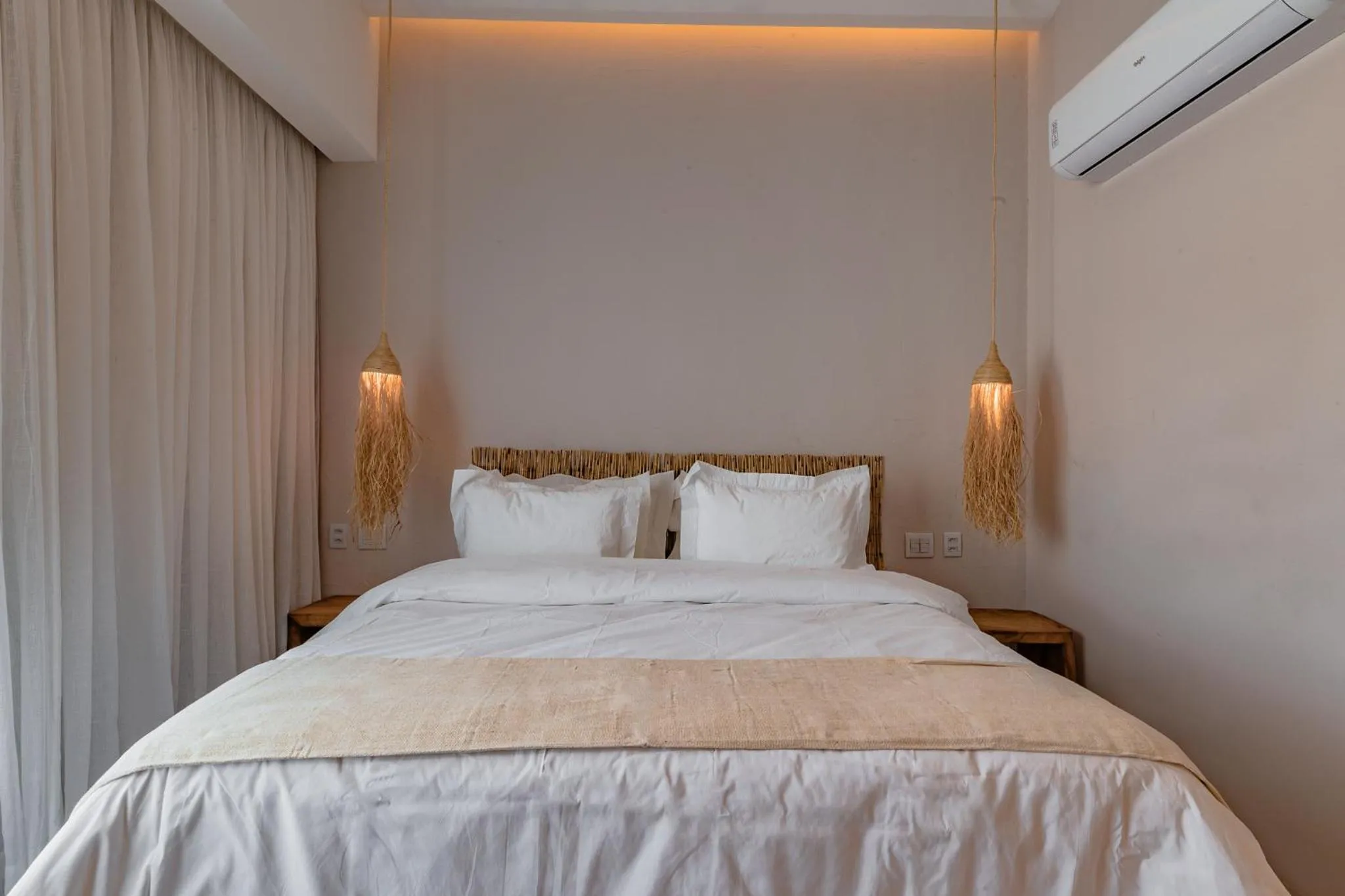 Bed in Pousada Aysú