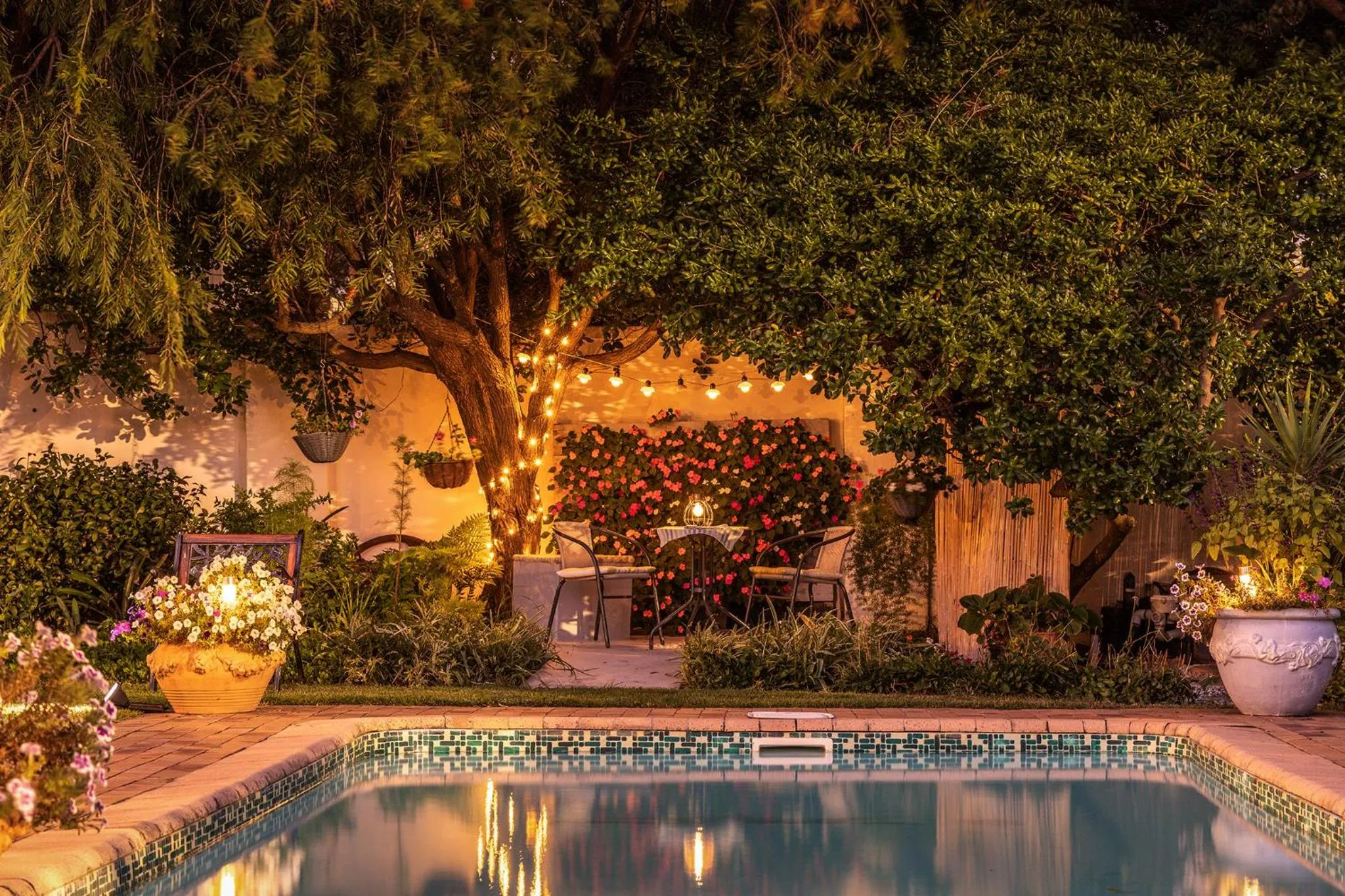 Swimming pool in Walker Bay Manor Mansion PTY
