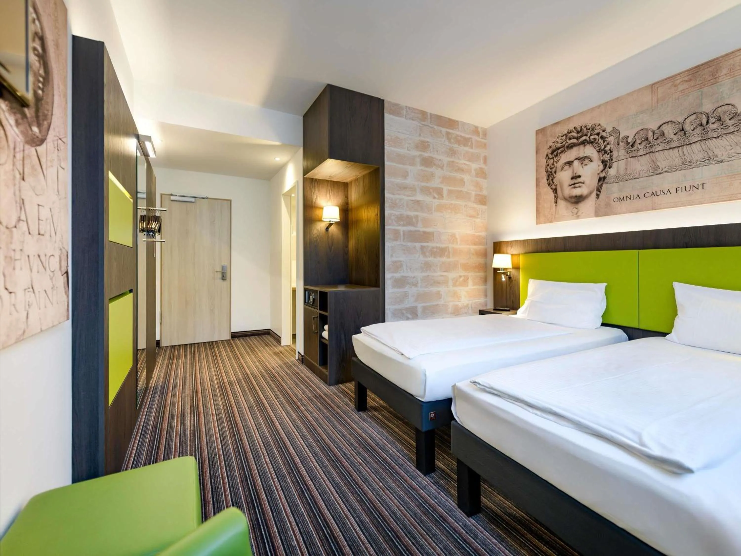 Bedroom, Bed in Ibis Styles Trier