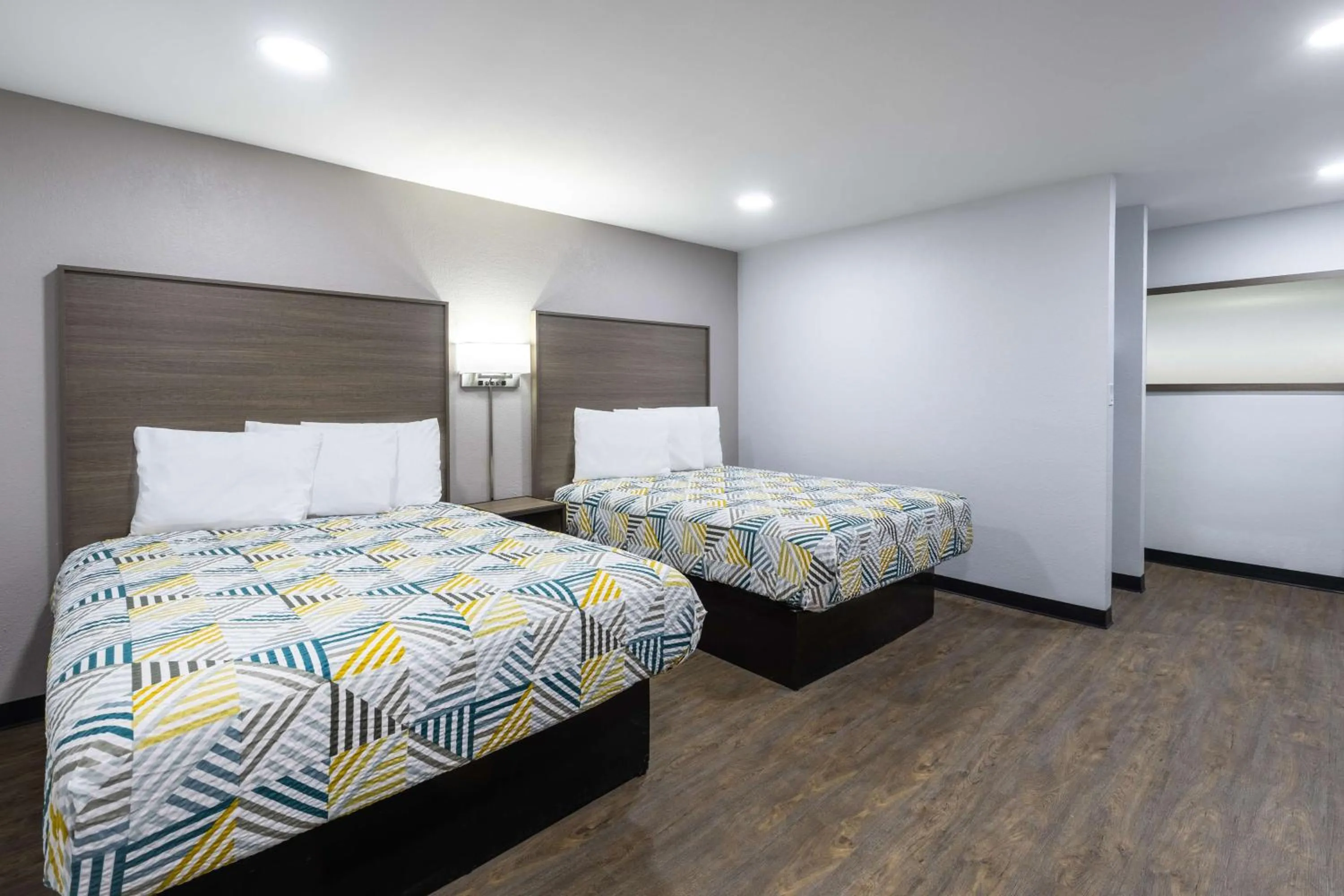 Bedroom, Bed in Studio 6 Hickory NC