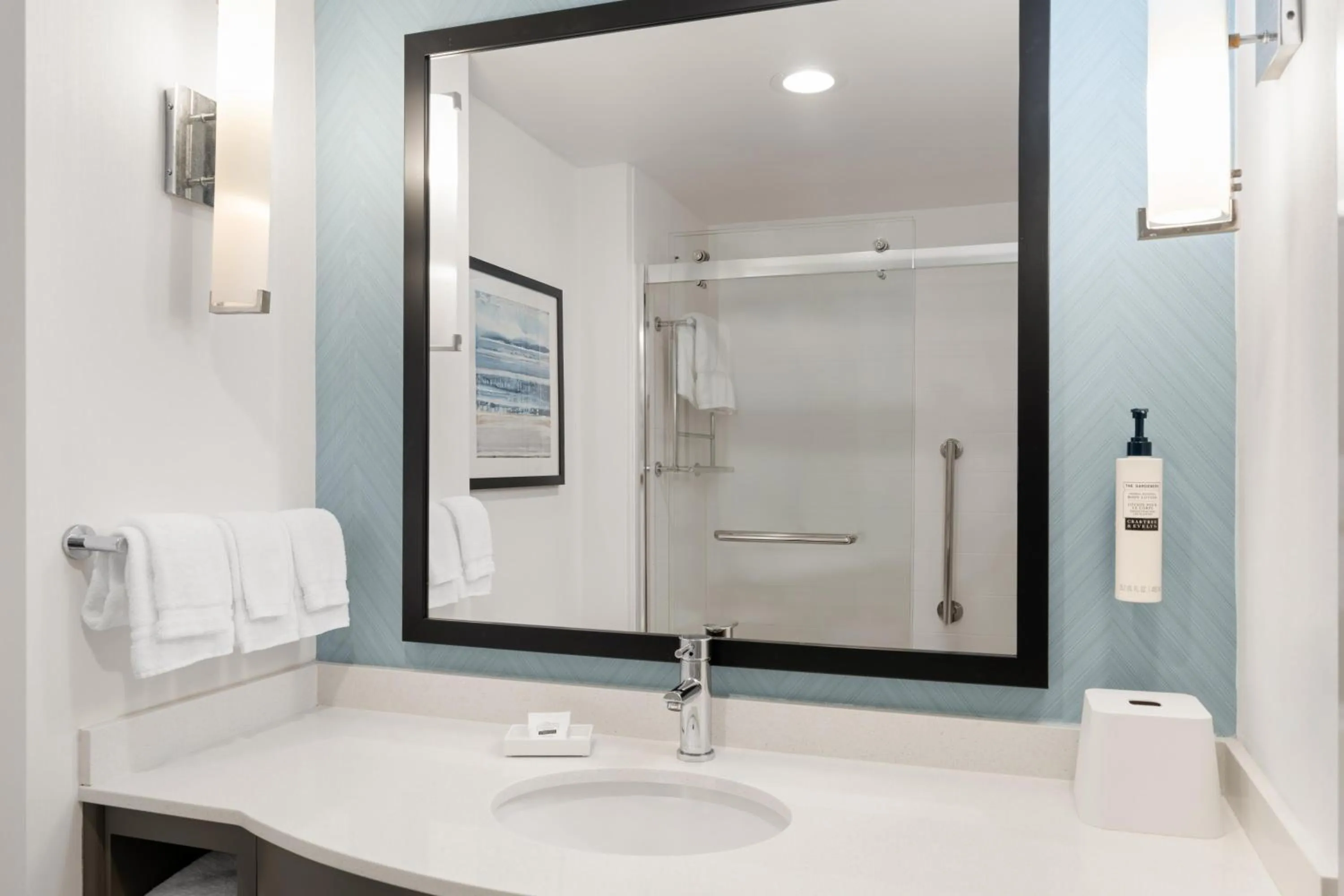 Bathroom in Hilton Garden Inn Lenox Pittsfield