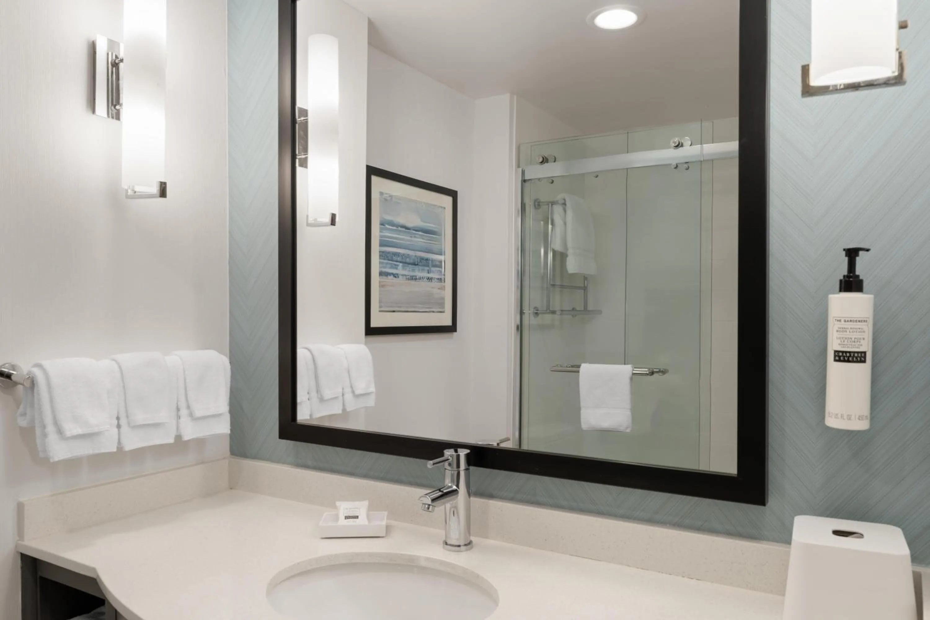 Bathroom in Hilton Garden Inn Lenox Pittsfield