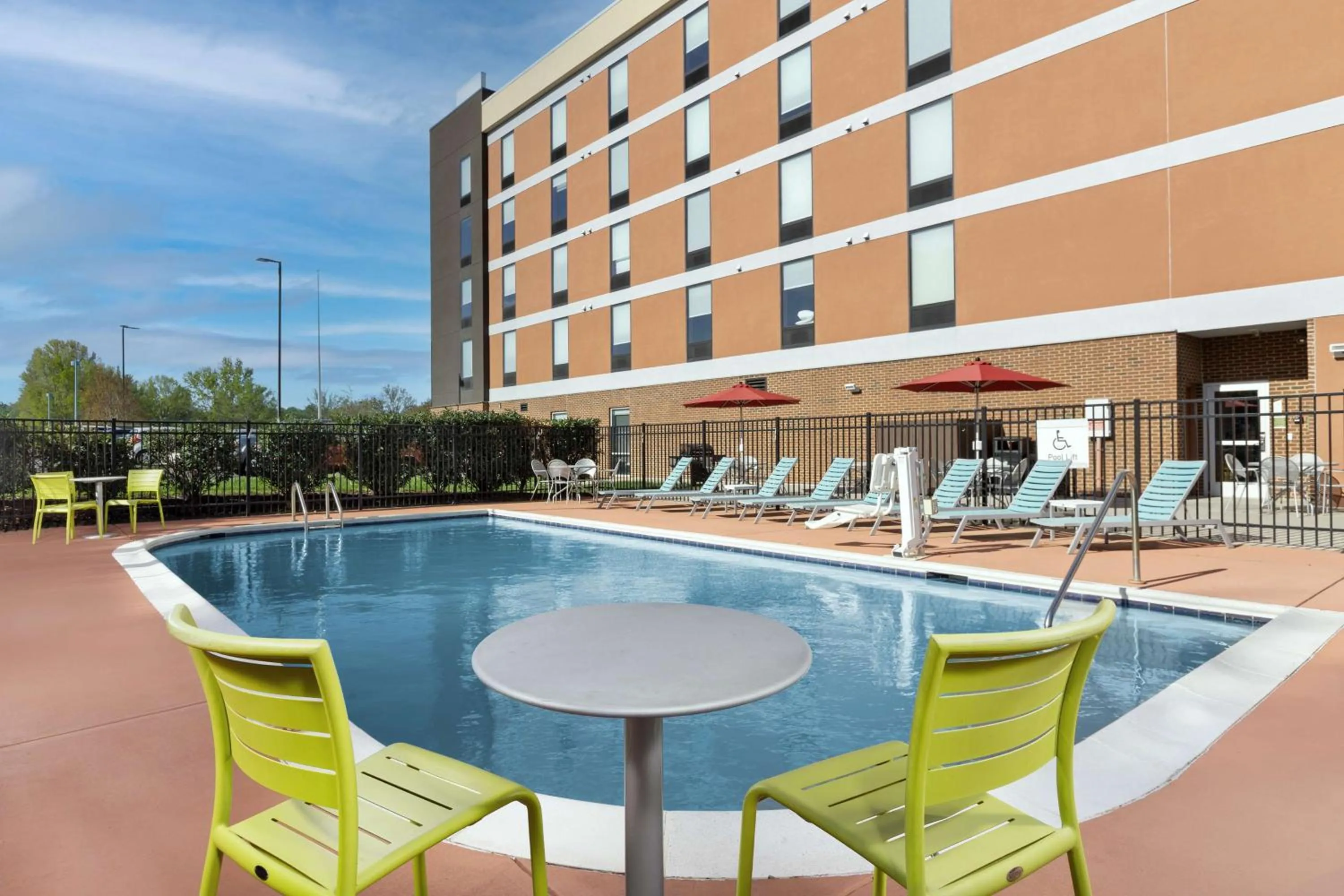 Pool view in Home2 Suites by Hilton Knoxville West