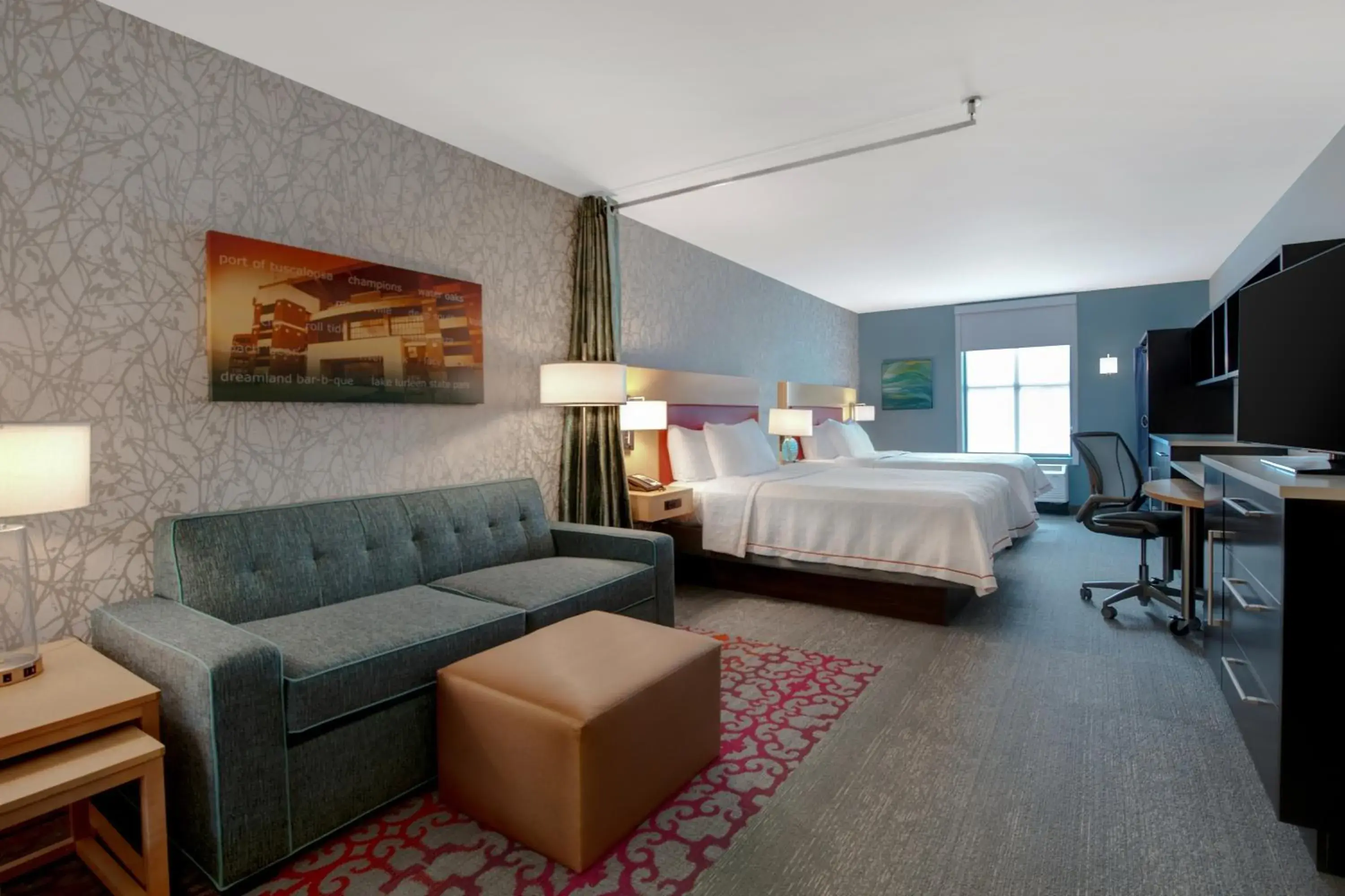 Bedroom, Bed in Home2 Suites by Hilton Tuscaloosa Downtown University Boulevard Bedroom, Bed in Home2 Suites by Hilton Tuscaloosa Downtown University Boulevard