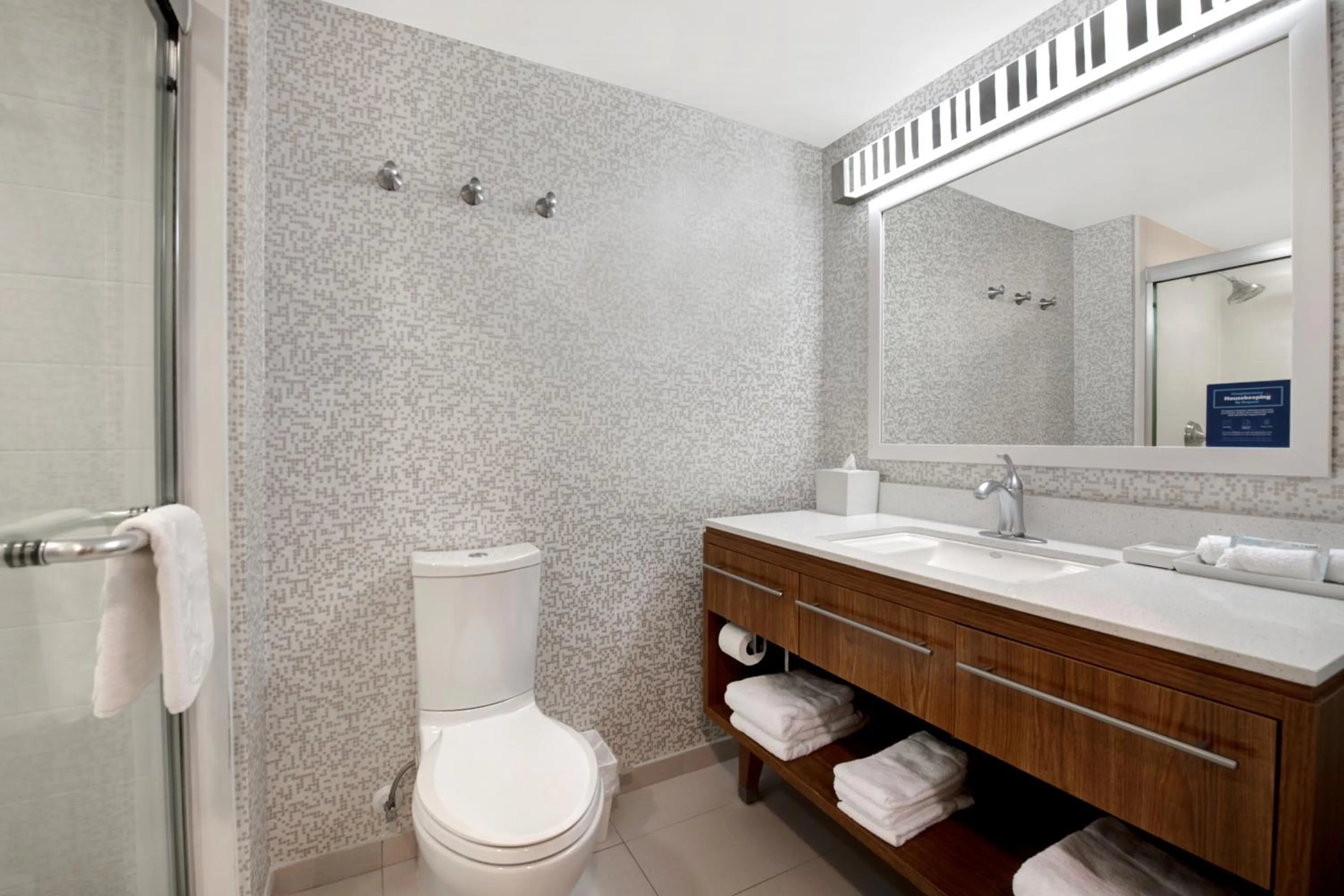 Bathroom in Home2 Suites by Hilton Tuscaloosa Downtown University Boulevard