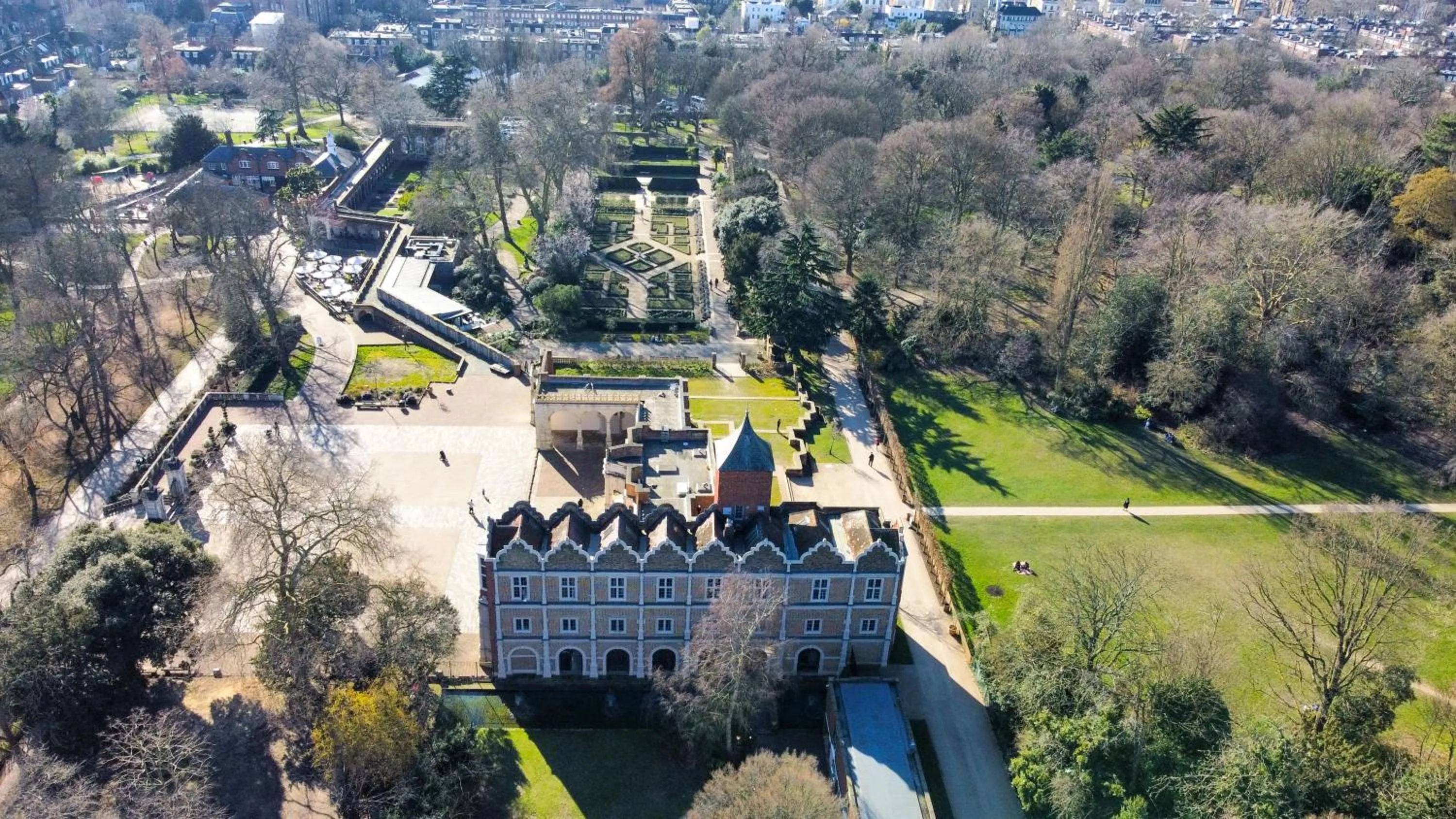 Property building in Safestay London Kensington Holland Park