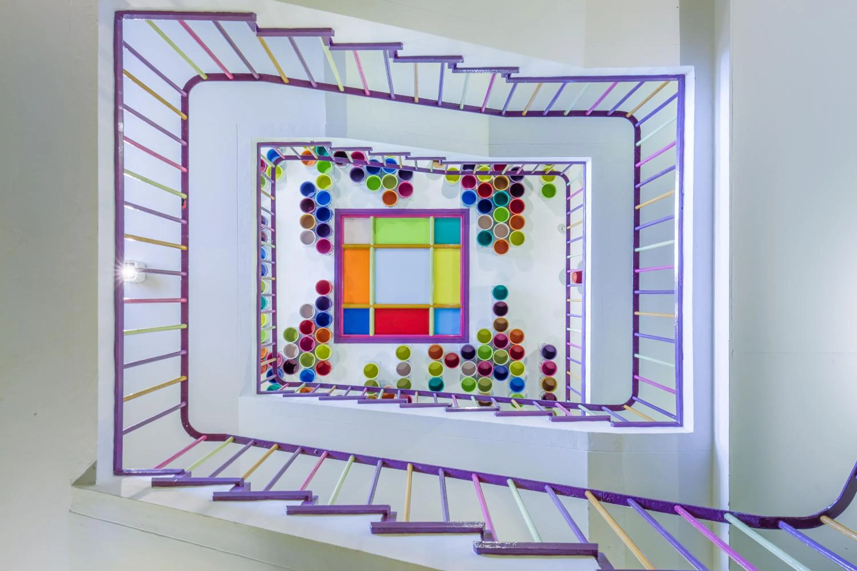 Decorative detail in Safestay London Kensington Holland Park