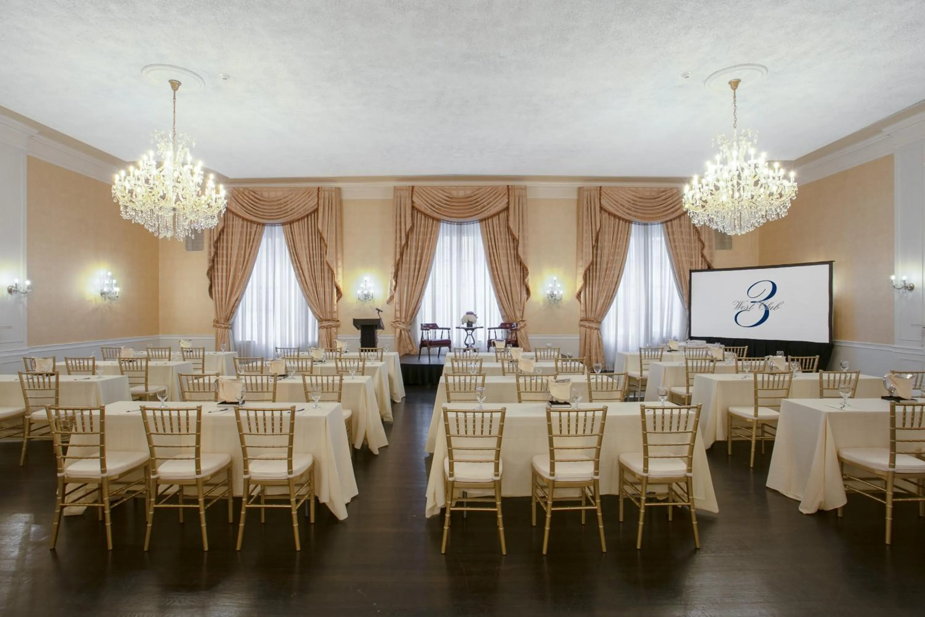 Banquet/Function facilities in 3 West Club