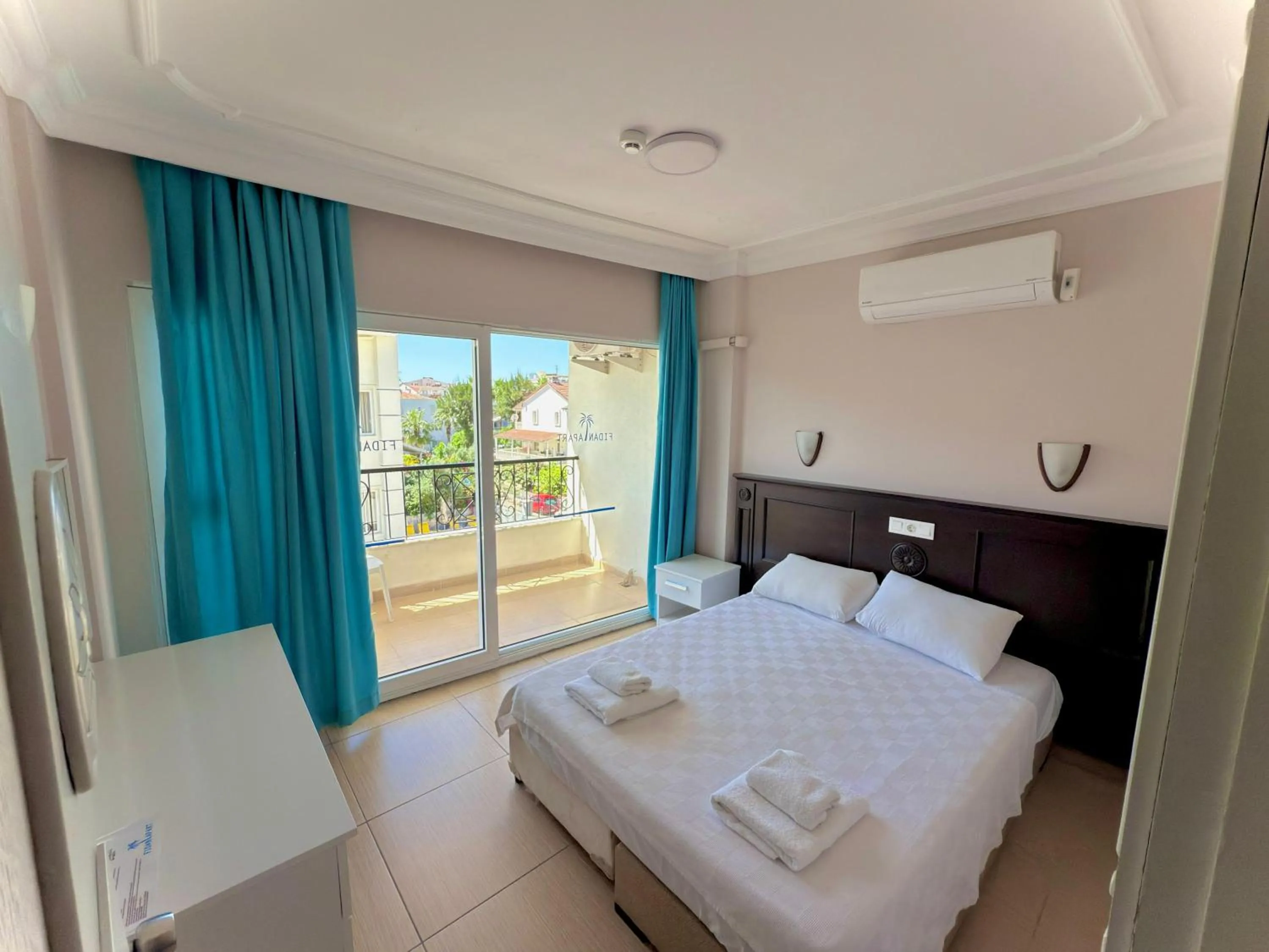 Bed in Fidan Apart Hotel