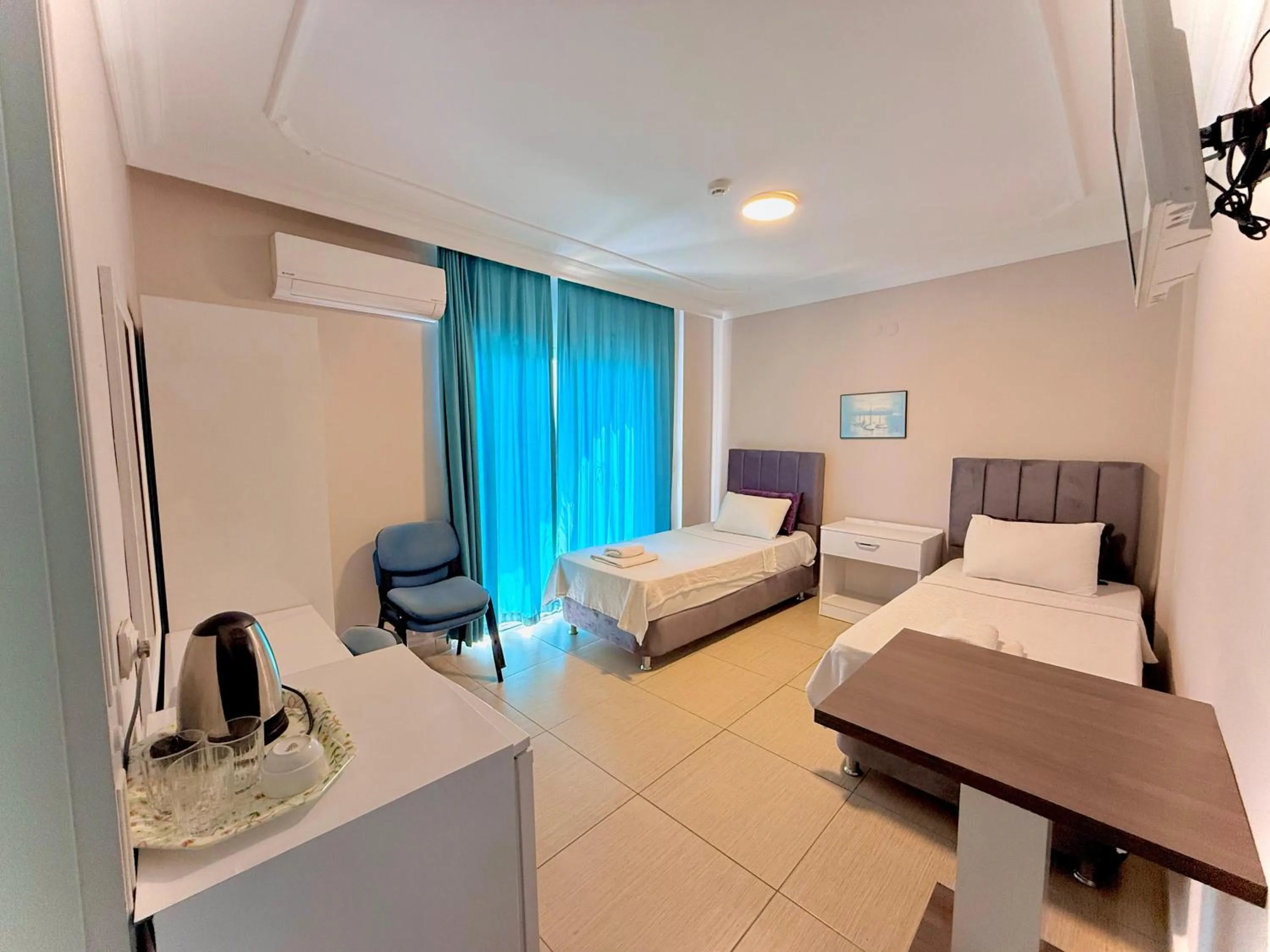 Bed in Fidan Apart Hotel