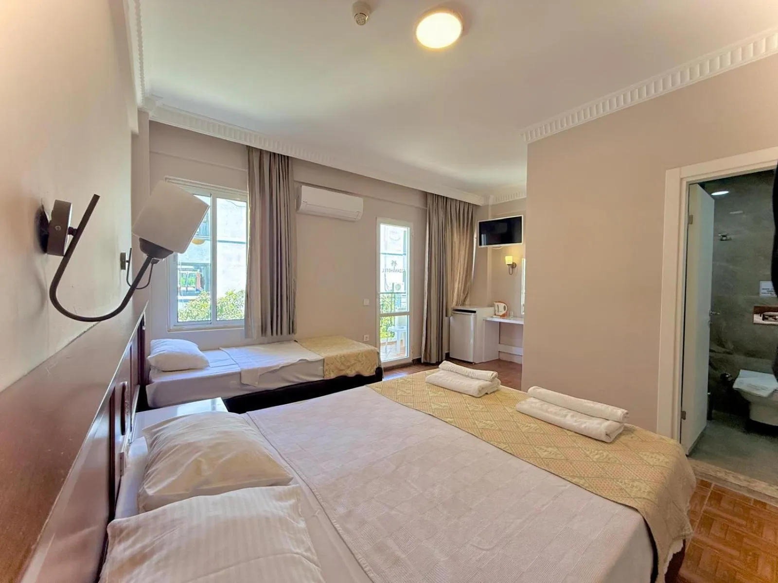 Bed in Fidan Apart Hotel