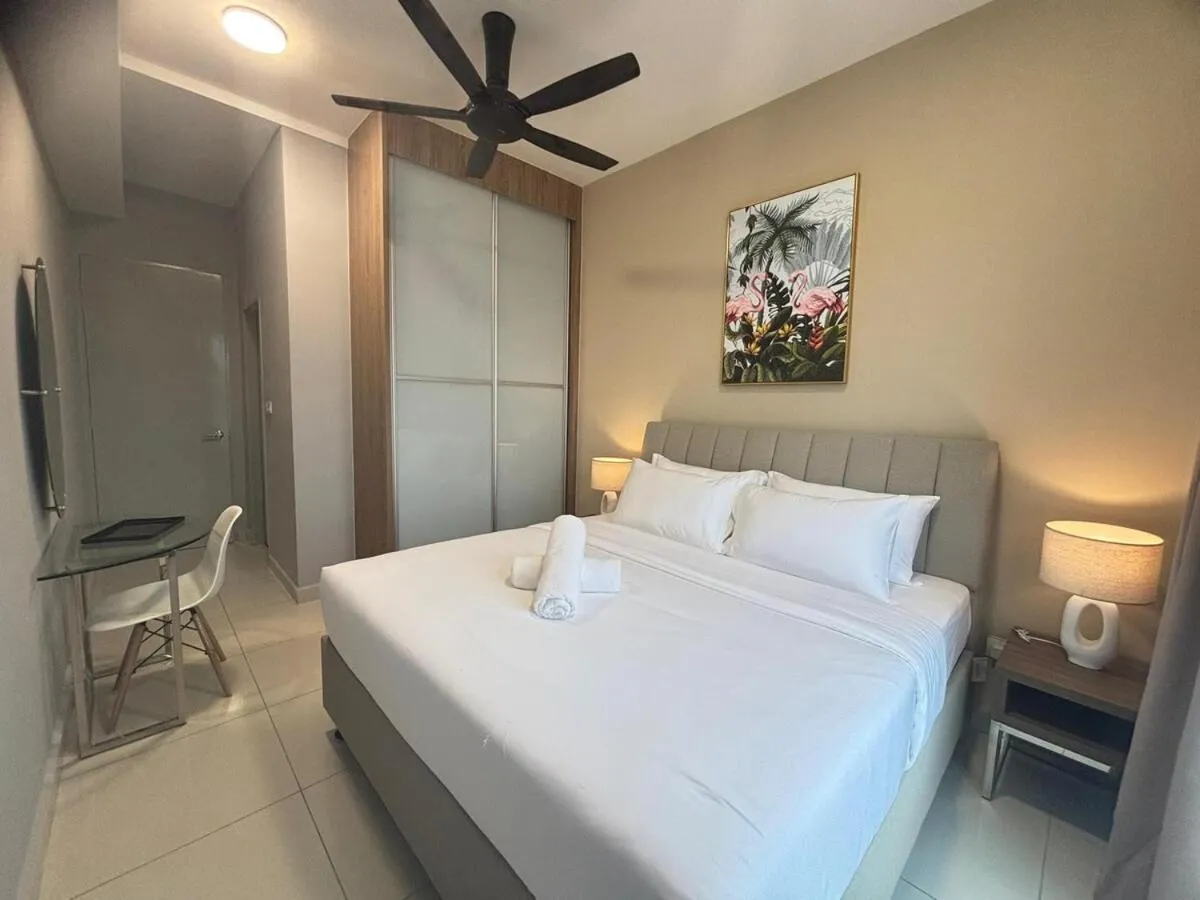Bed in Wyndham Garden Suites IPOH ICC