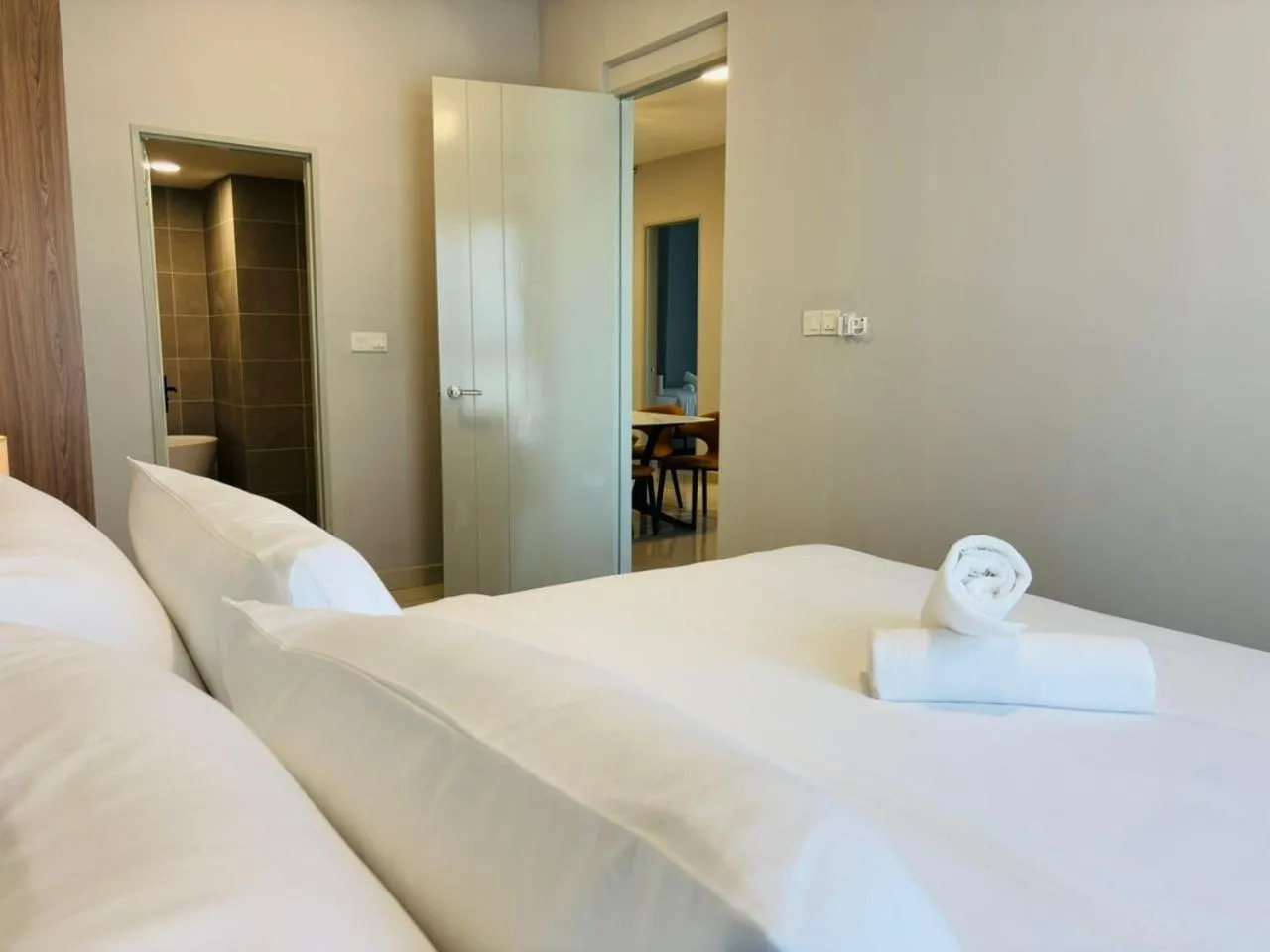 Bed in Wyndham Garden Suites IPOH ICC