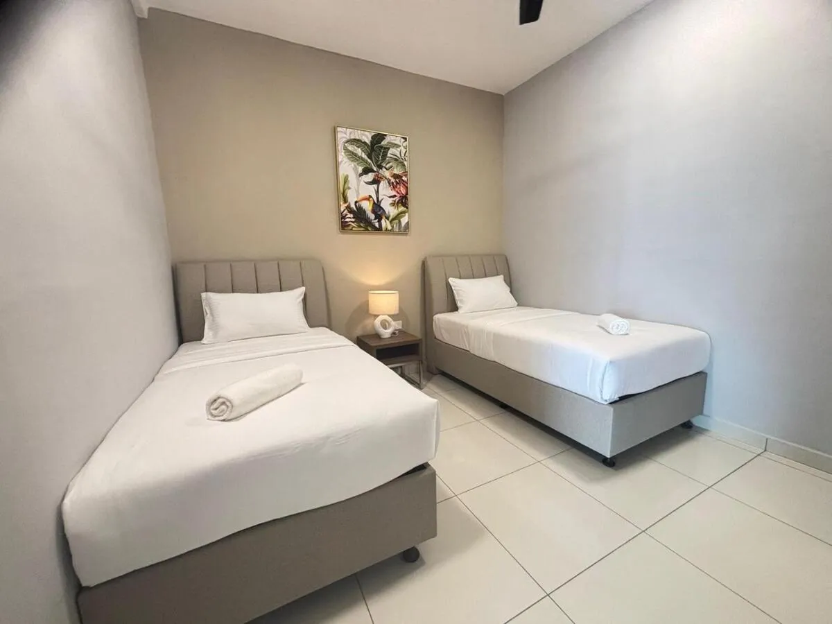 Bed in Wyndham Garden Suites IPOH ICC