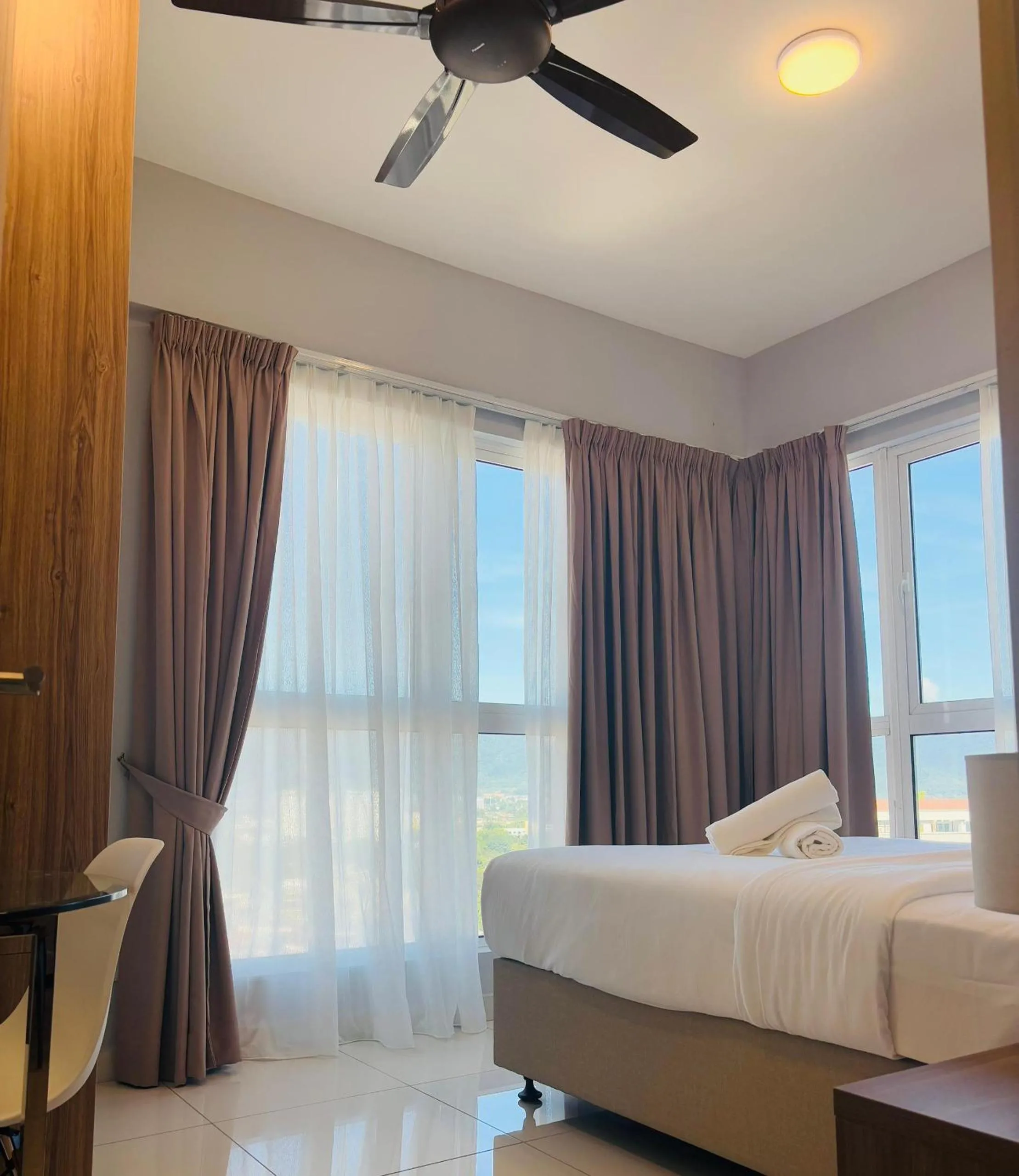 Bed in Wyndham Garden Suites IPOH ICC