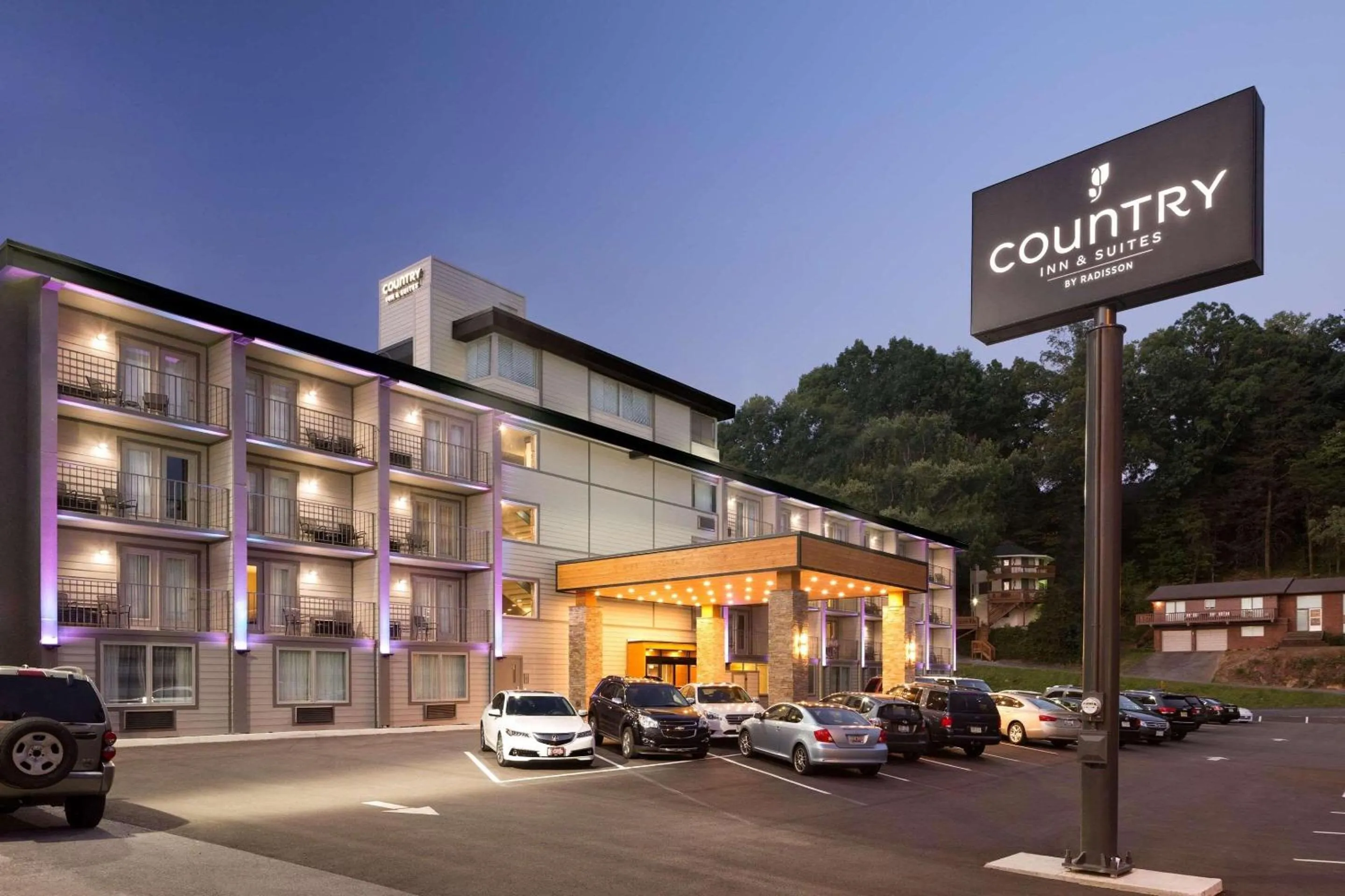 Property building in Country Inn & Suites Downtown Convention Center by Radisson, Gatlinburg, TN