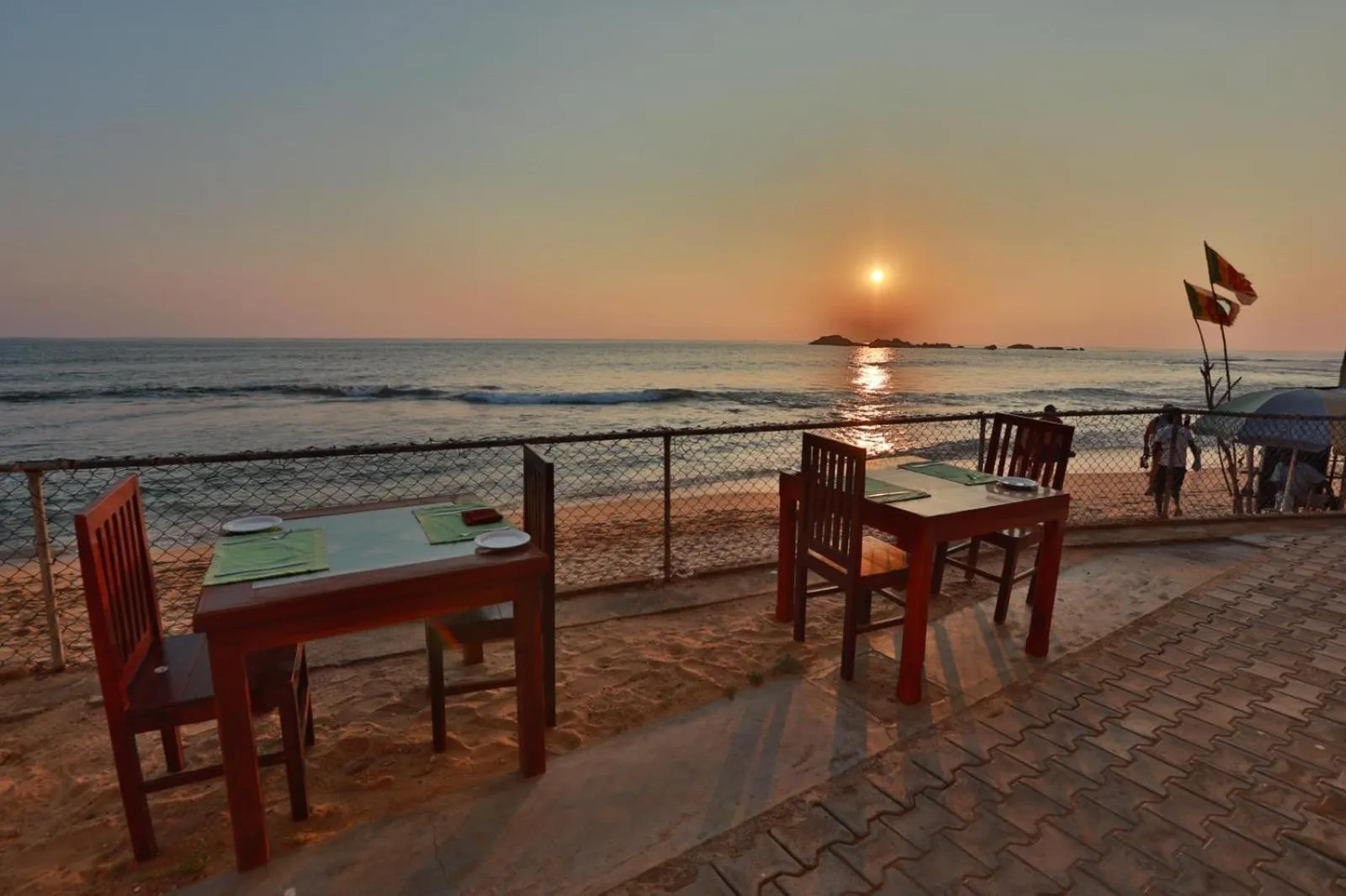 Dining area in Hotel Lanka Super Corals