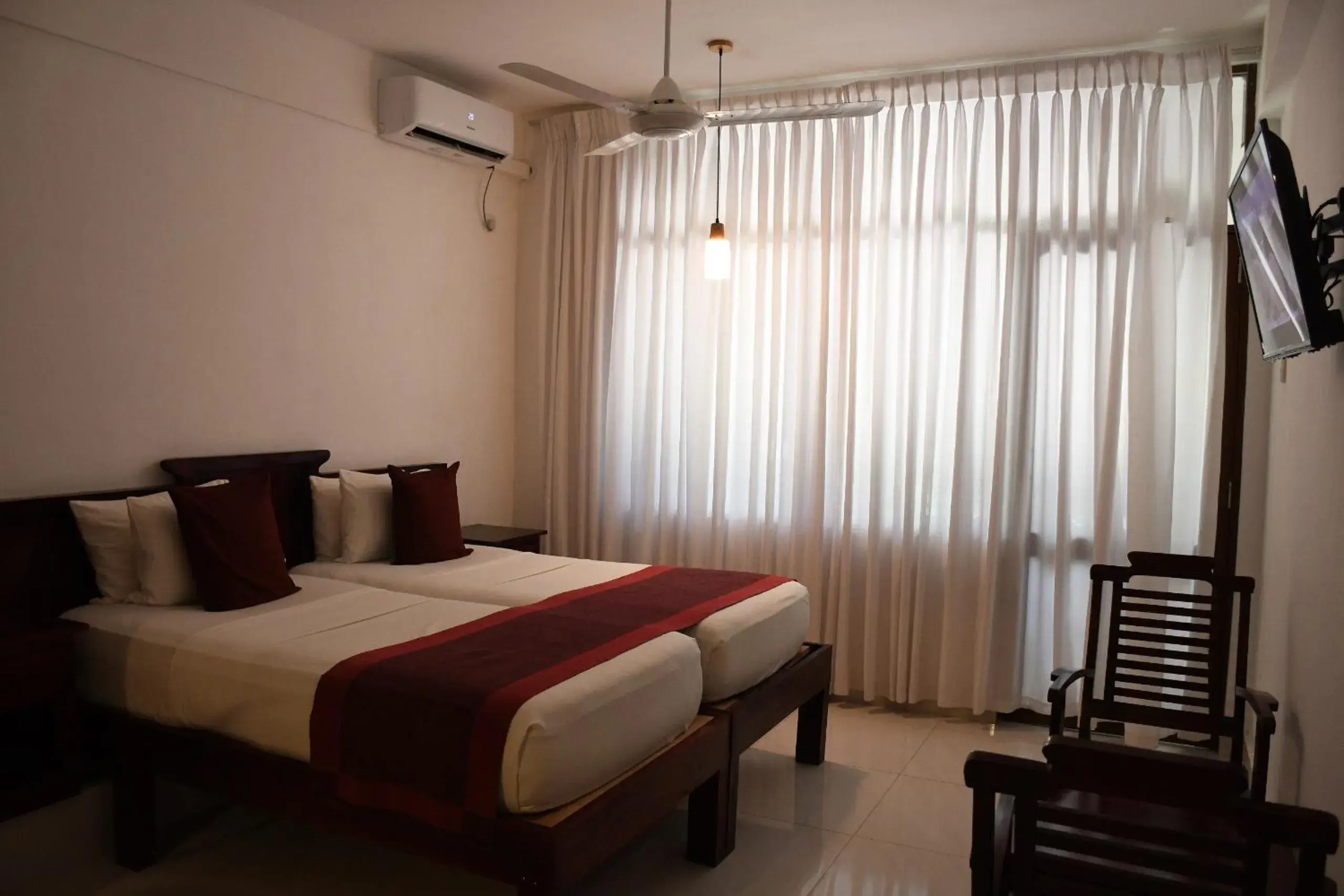 Bed in Hotel Lanka Super Corals Bed in Hotel Lanka Super Corals