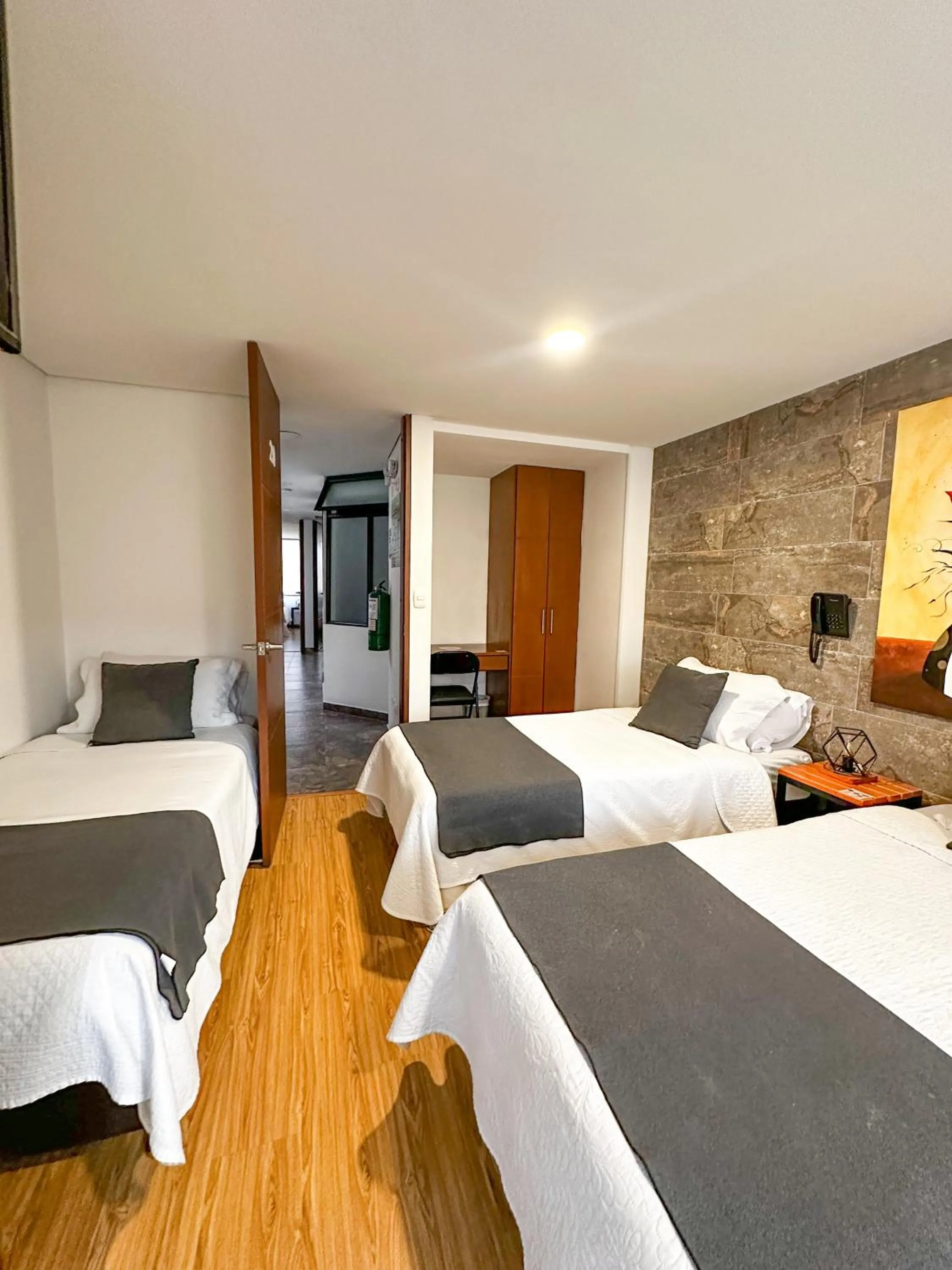 Bed in Hotel Posada de Santa Elena