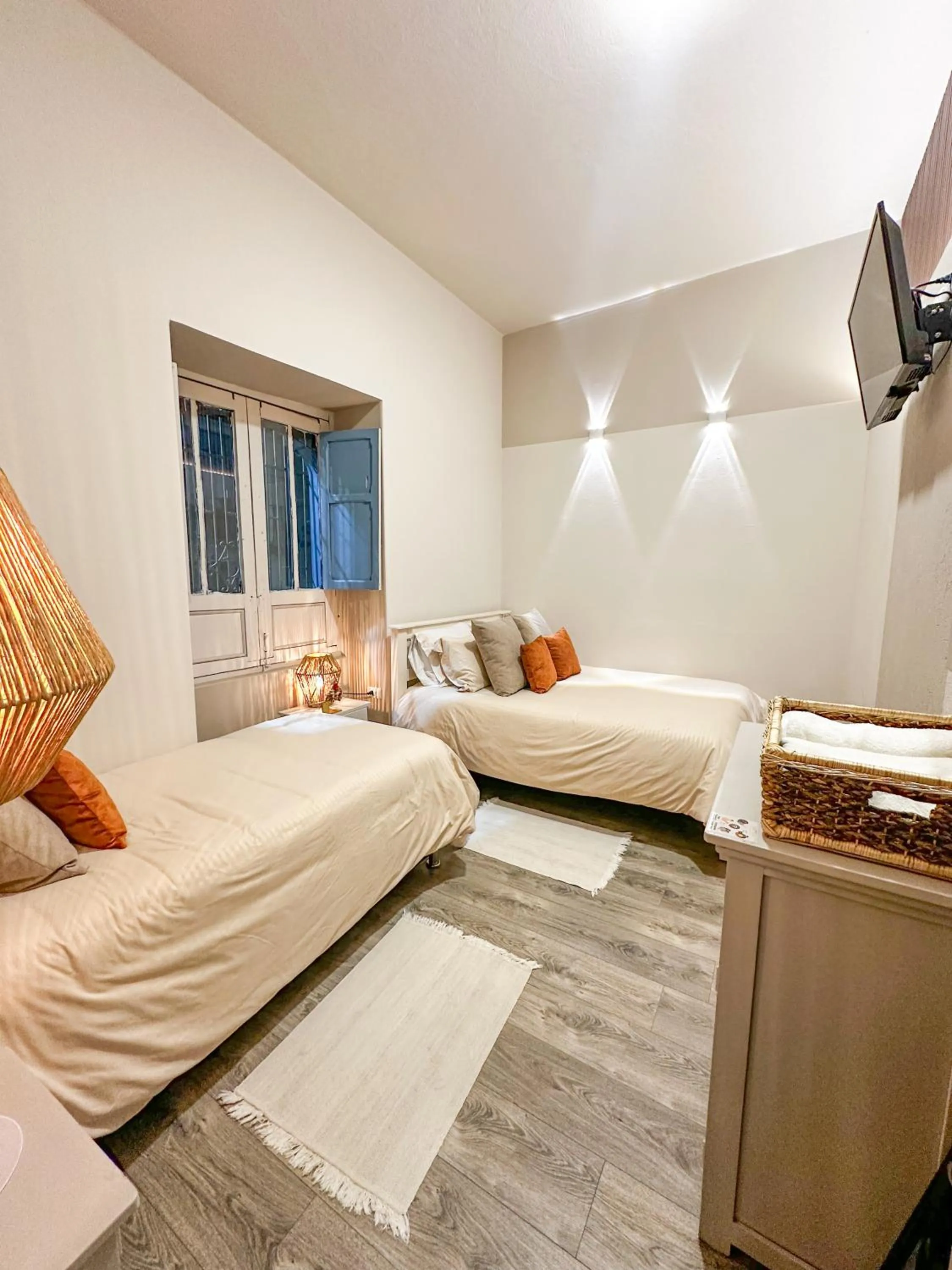 Bed in Hotel Posada de Santa Elena