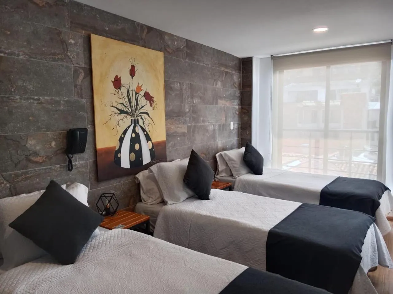 Bed in Hotel Posada de Santa Elena