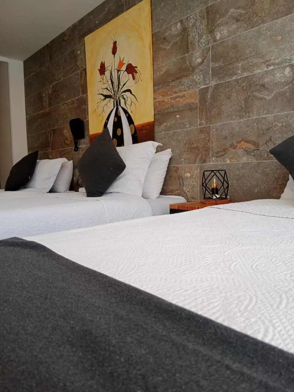 Bed in Hotel Posada de Santa Elena