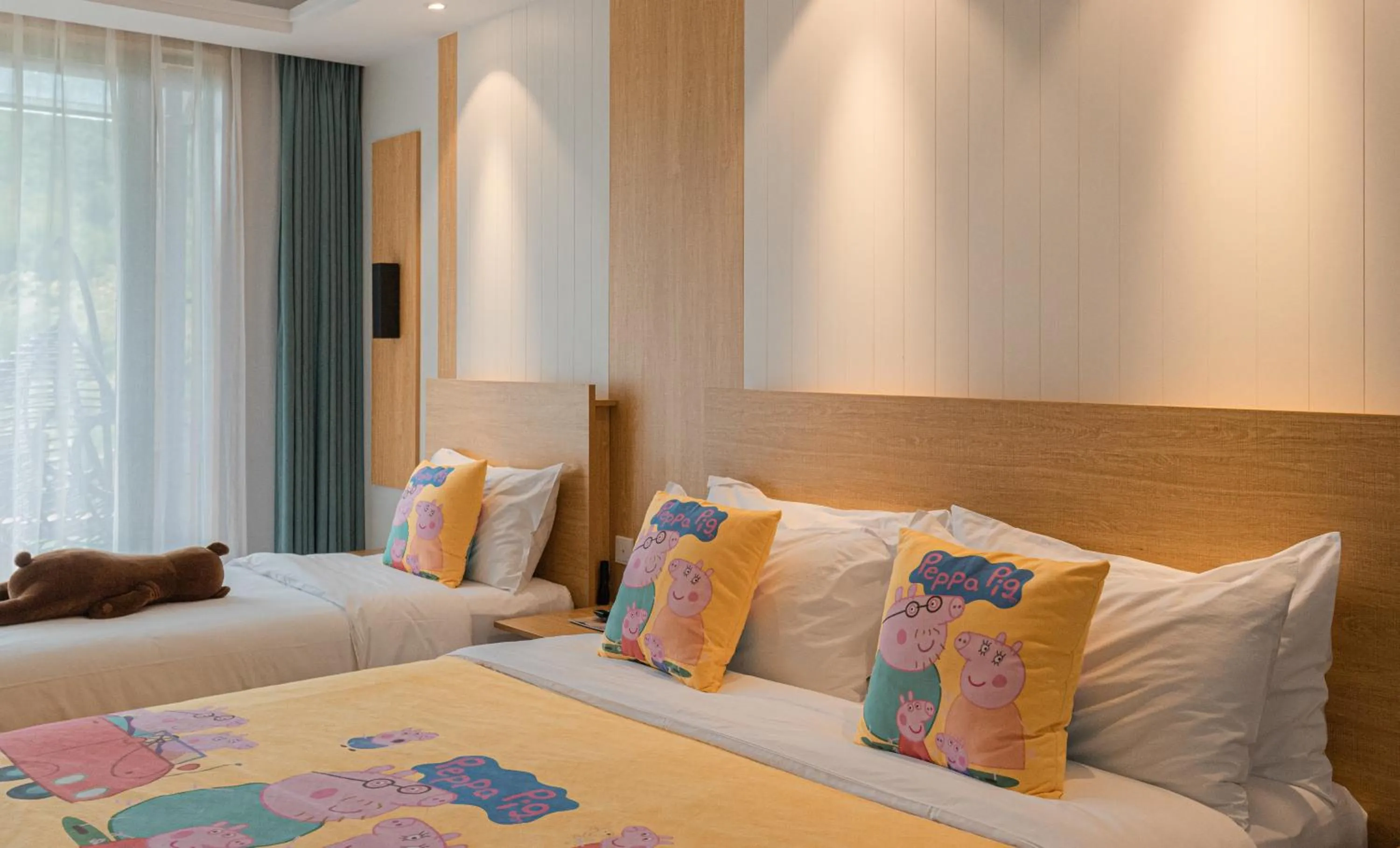 Bed in Nian hotel & resorts