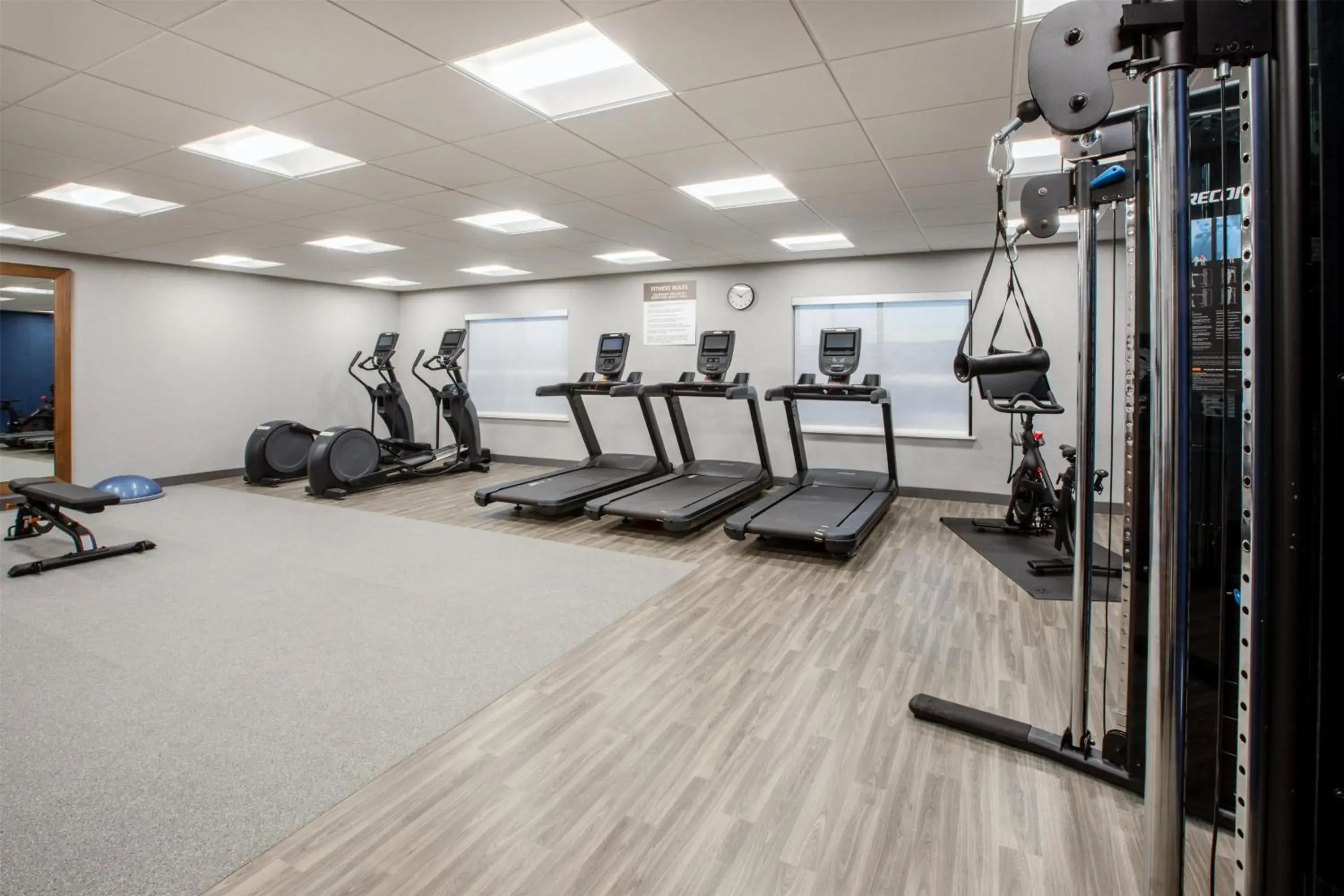 Fitness centre/facilities in Hampton Inn & Suites La Grande, Or Fitness centre/facilities in Hampton Inn & Suites La Grande, Or