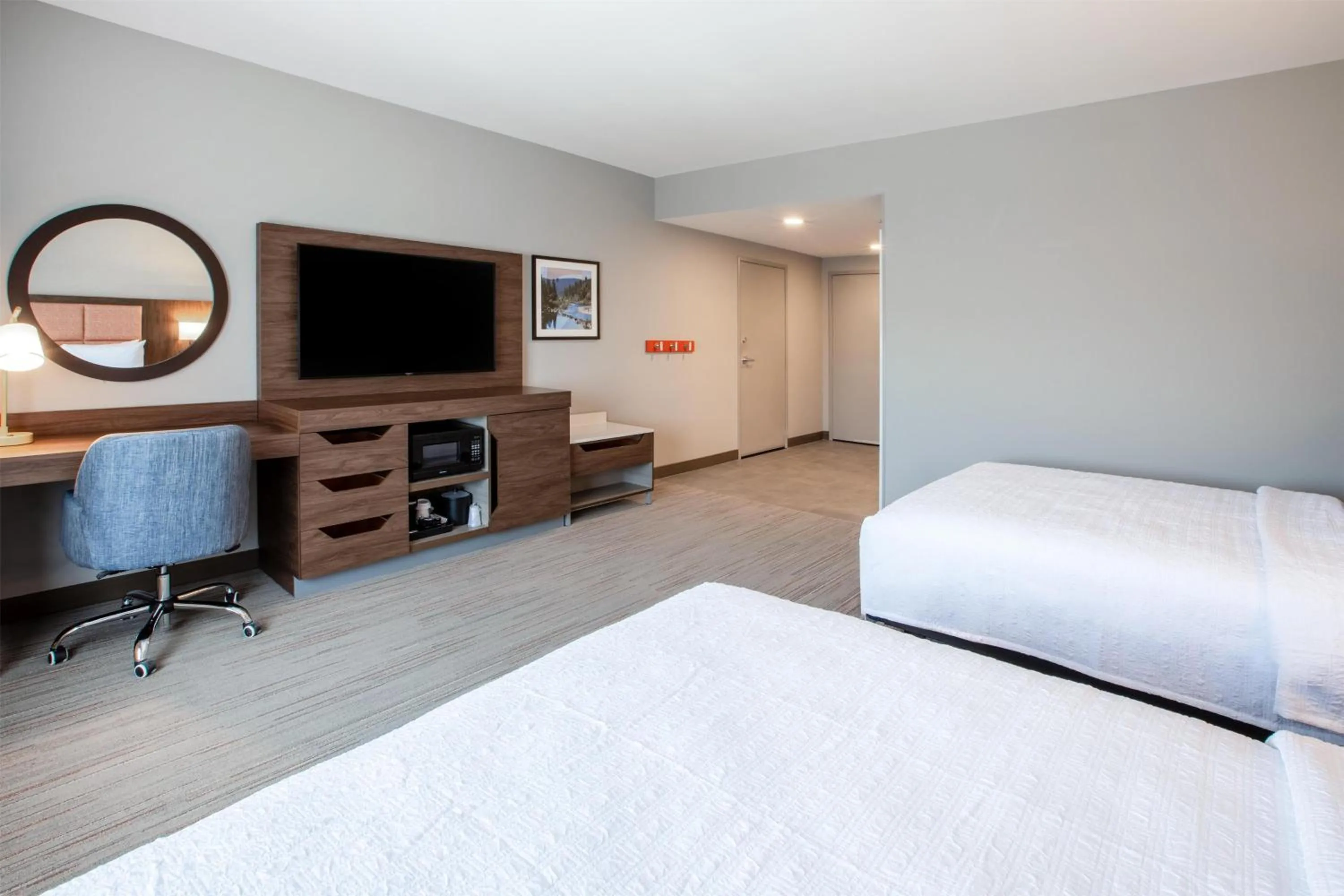 Bed in Hampton Inn & Suites La Grande, Or