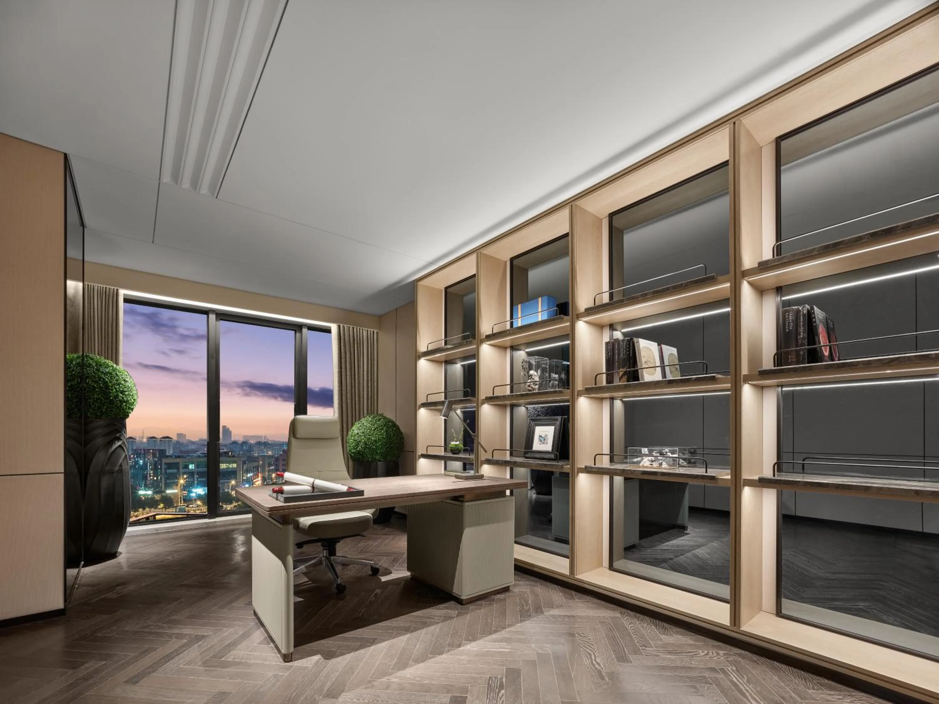 Seating area in Hilton Yuyao