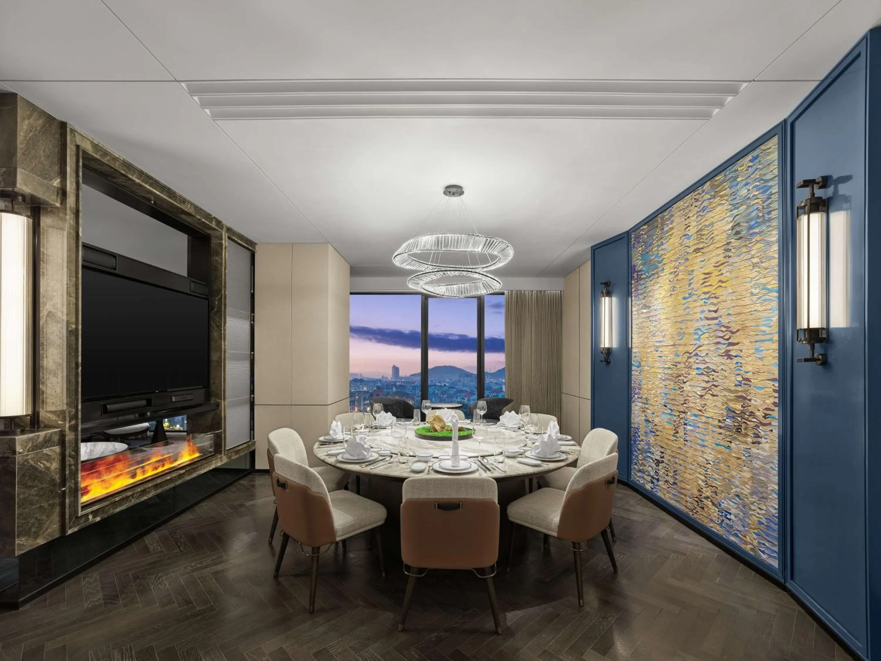 Living room in Hilton Yuyao