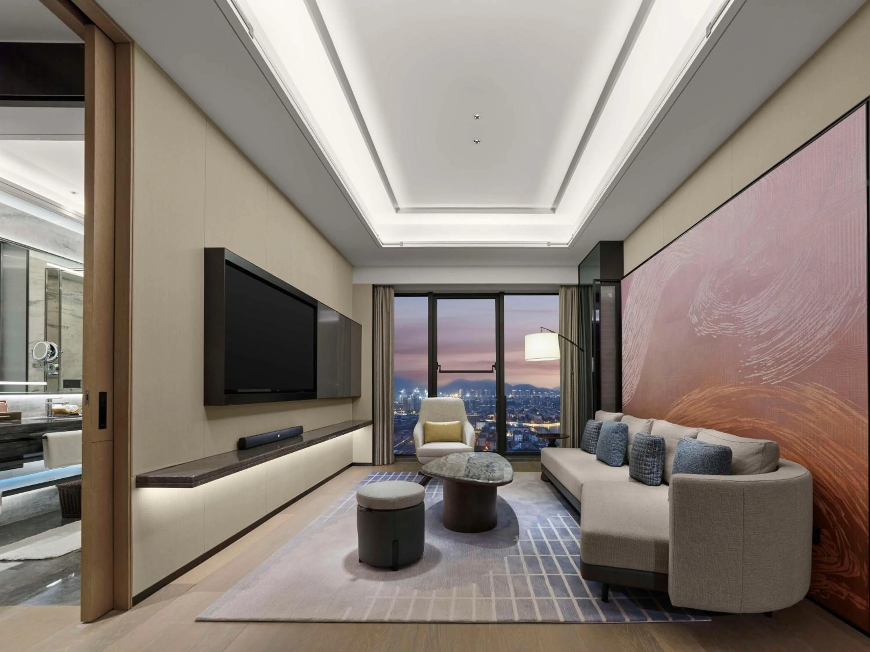 Living room in Hilton Yuyao