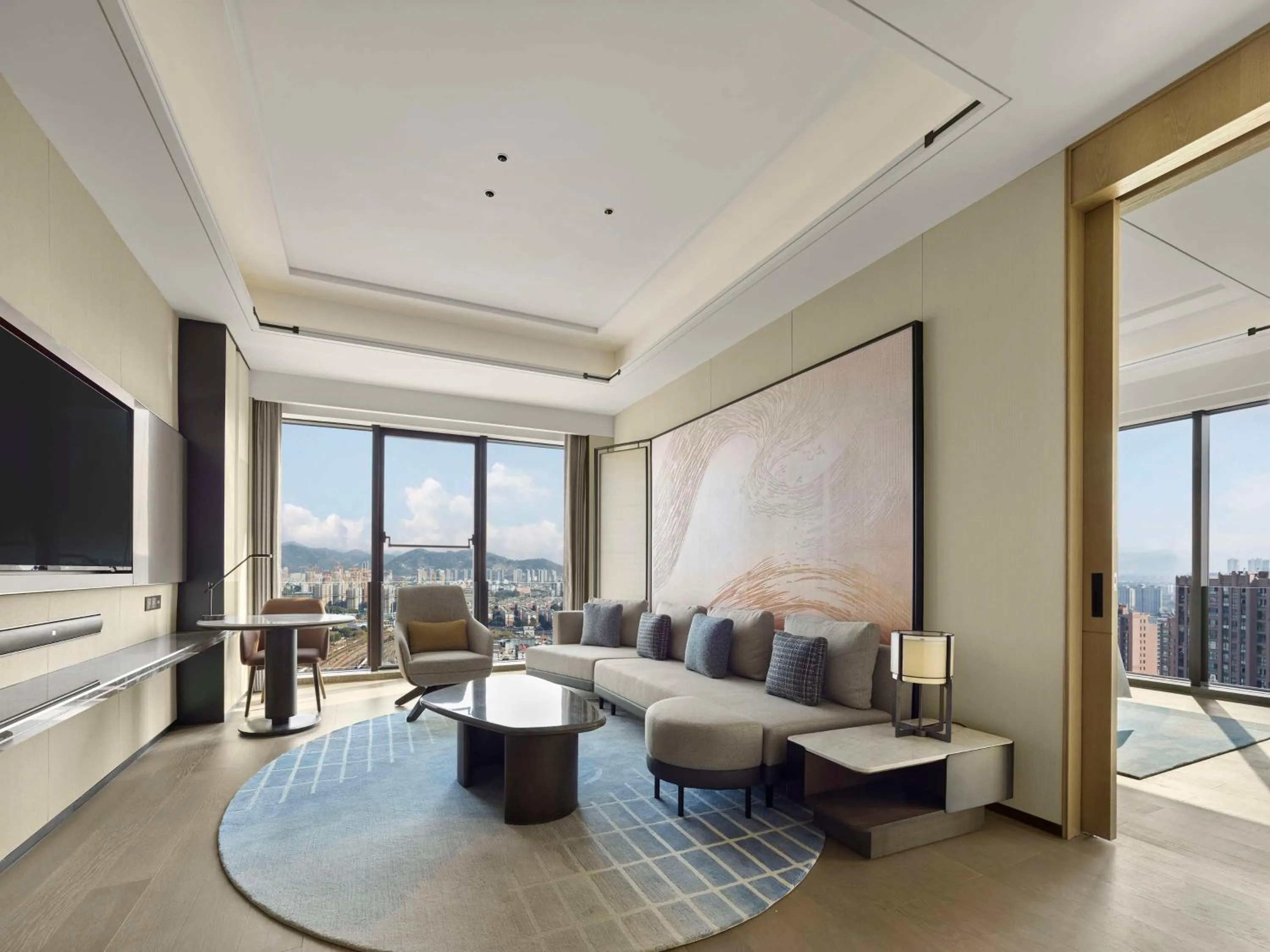 Living room in Hilton Yuyao