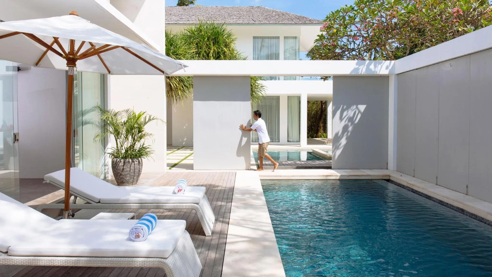 Pool view in Villa Canggu