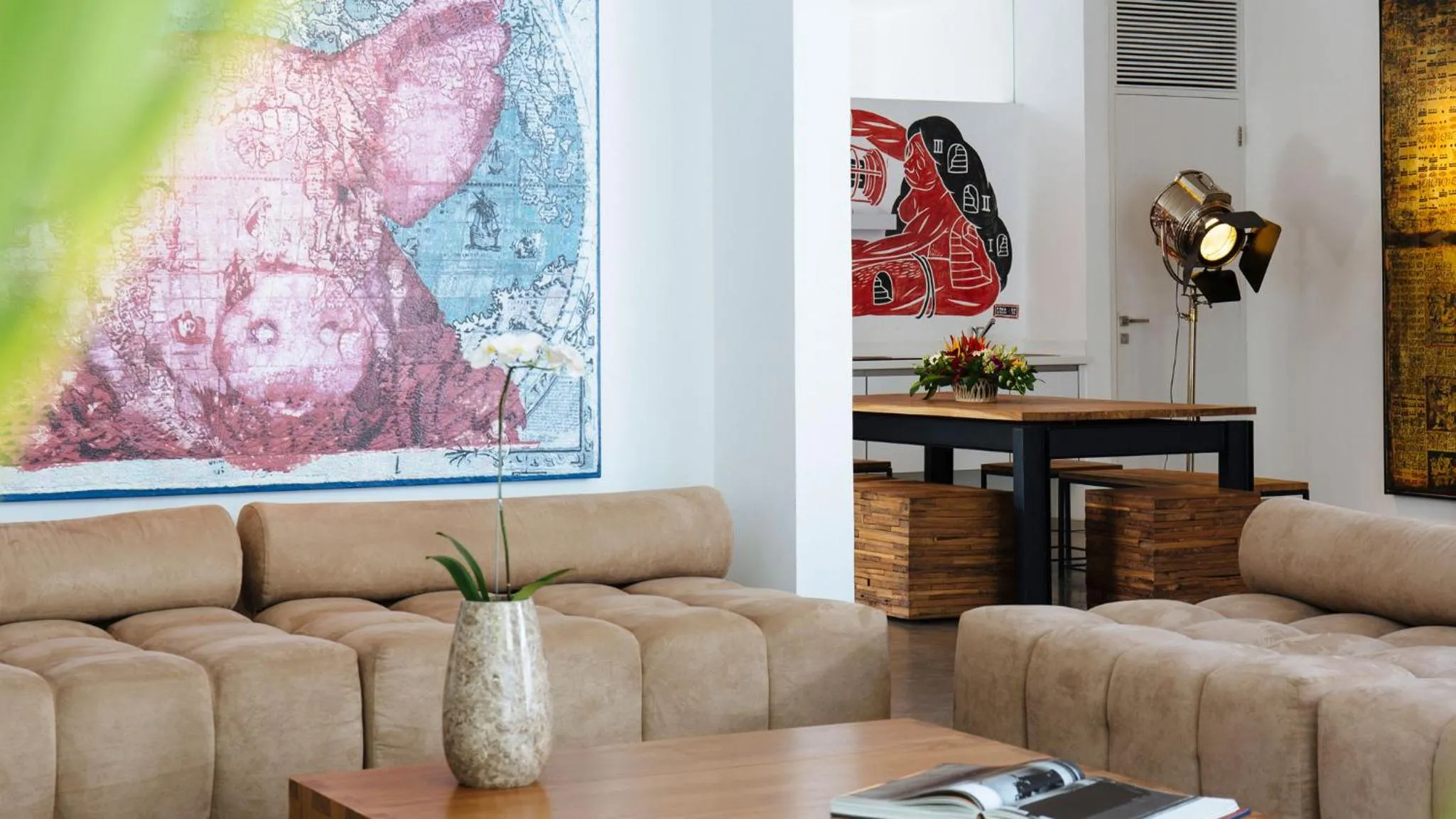 Living room in Villa Canggu