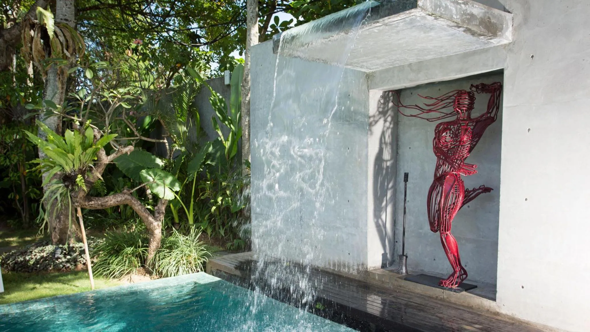 Garden view in Villa Canggu