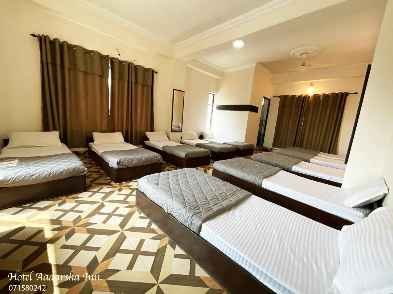 10-Bed Mixed Dormitory Room in Aadarsha Inn Pvt Ltd