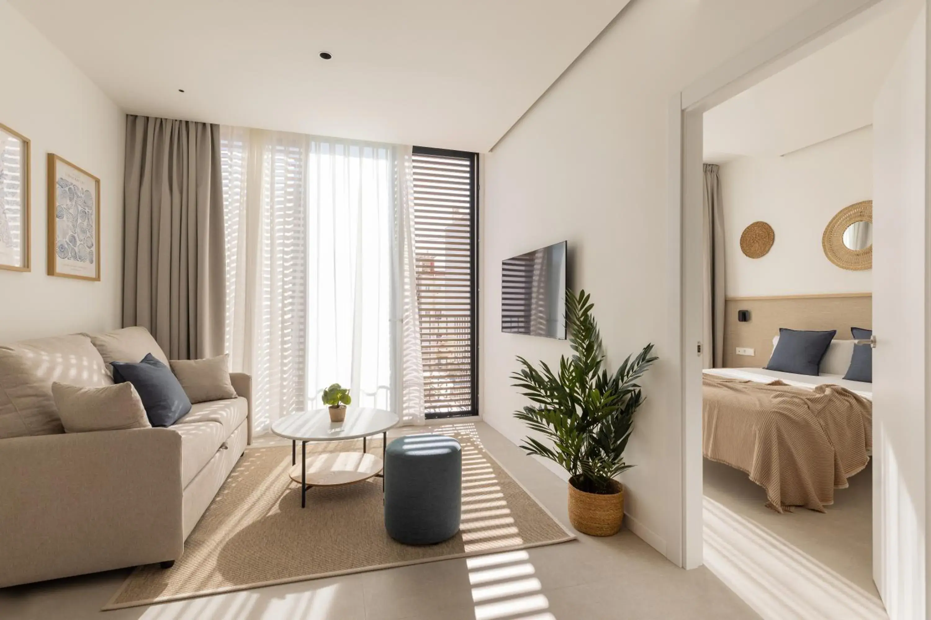 Seating area, Bed in Líbere Valencia Ruzafa Seating area, Bed in Líbere Valencia Ruzafa