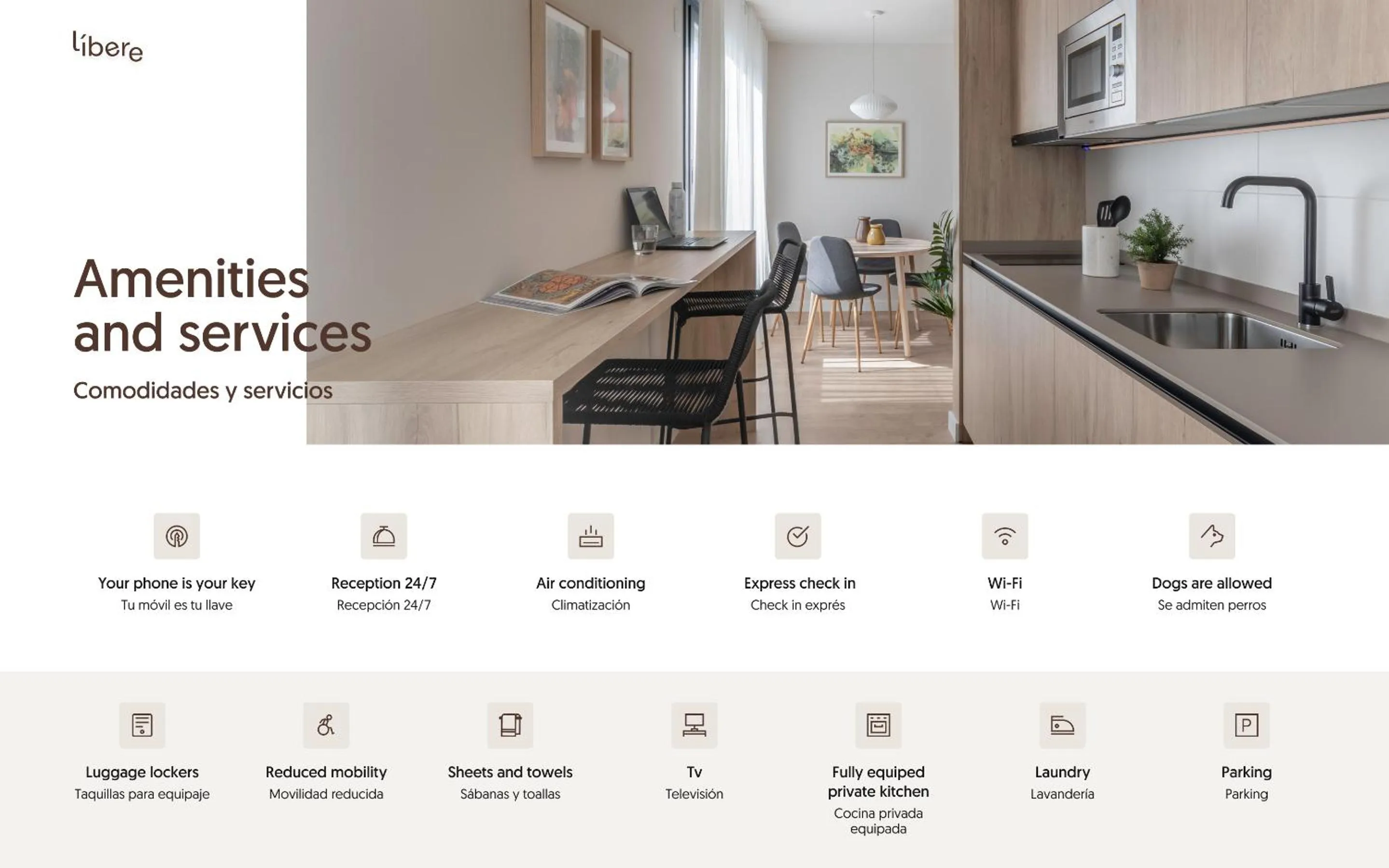 Text overlay in Líbere Valencia Ruzafa