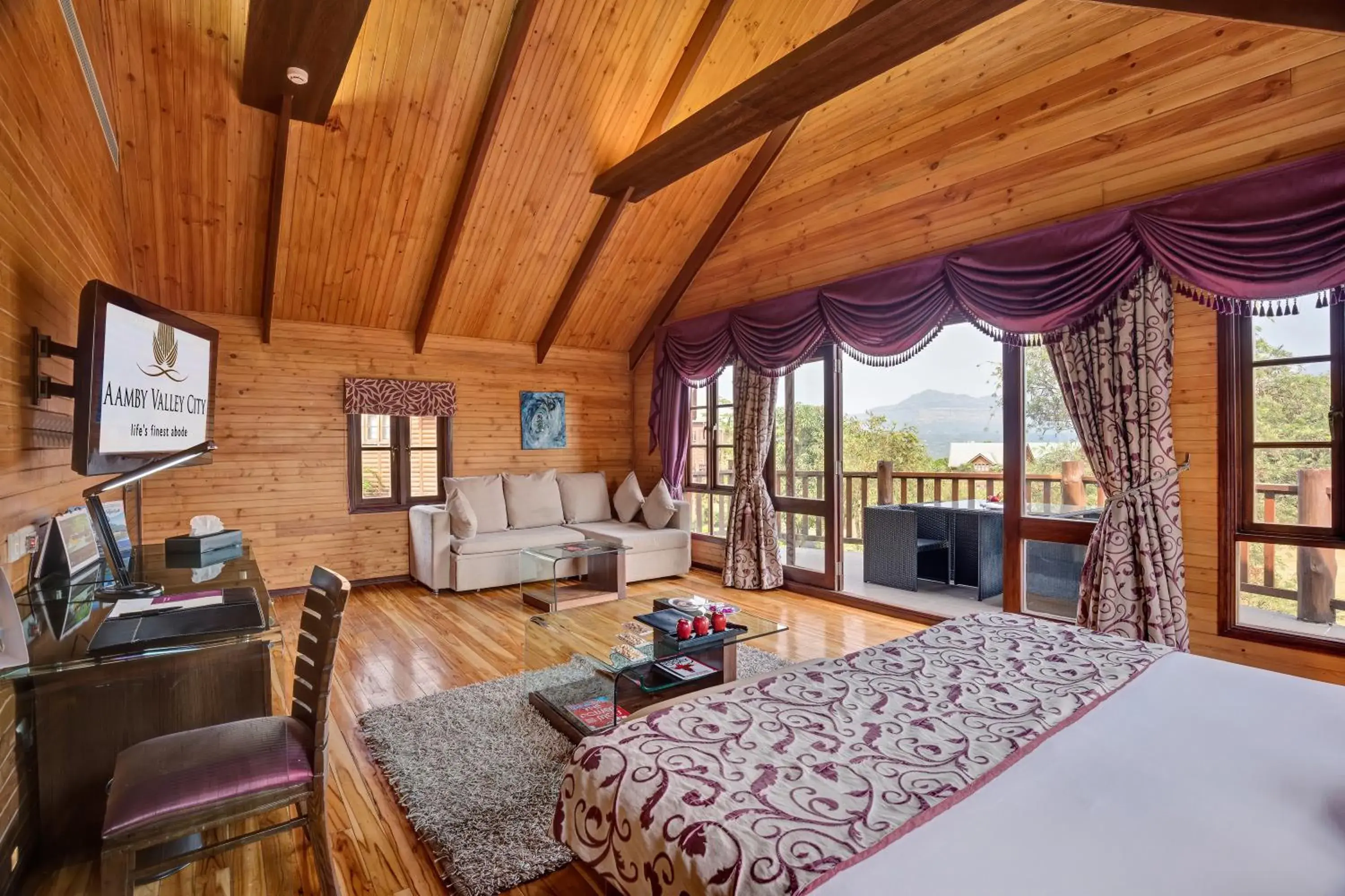 Bedroom, Bed in Aamby Valley City Bedroom, Bed in Aamby Valley City