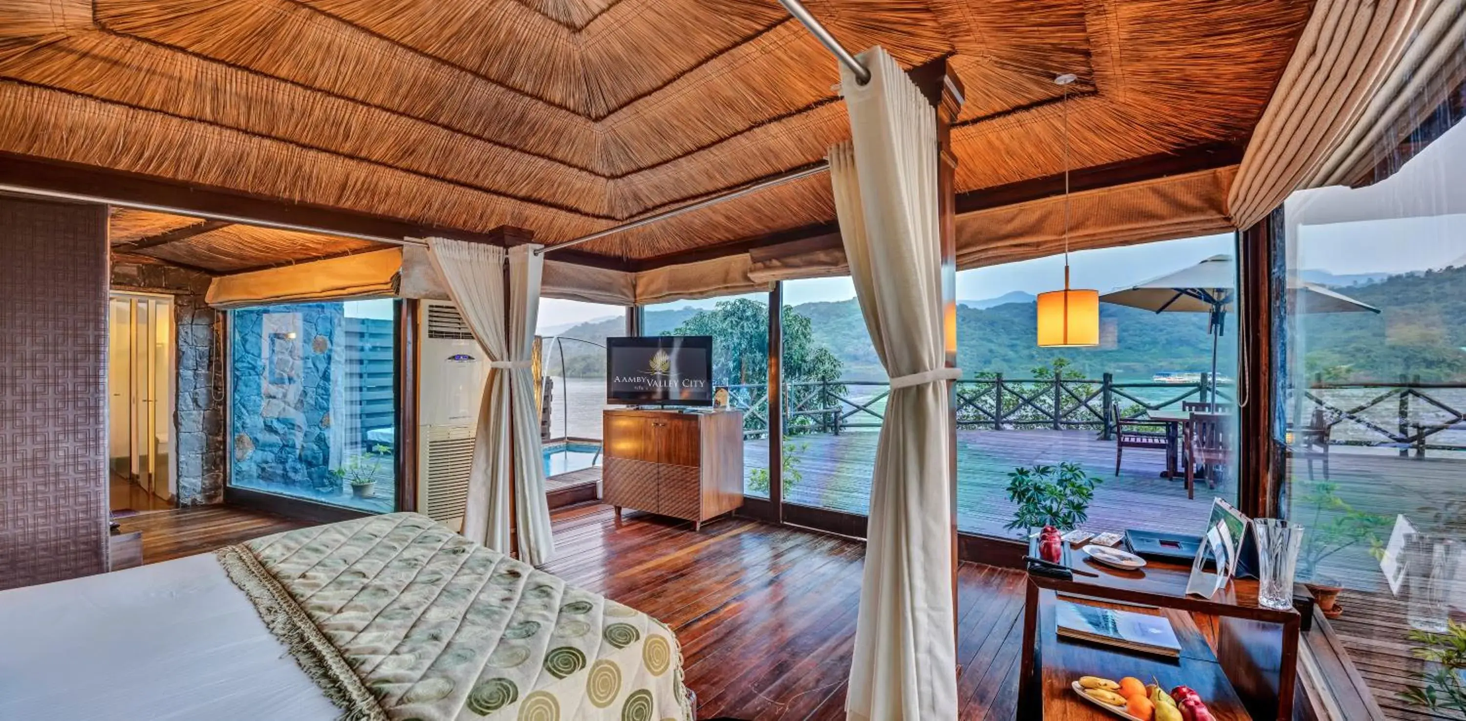 Lake Side Cabana Room with Plunge Pool in Aamby Valley City Lake Side Cabana Room with Plunge Pool in Aamby Valley City