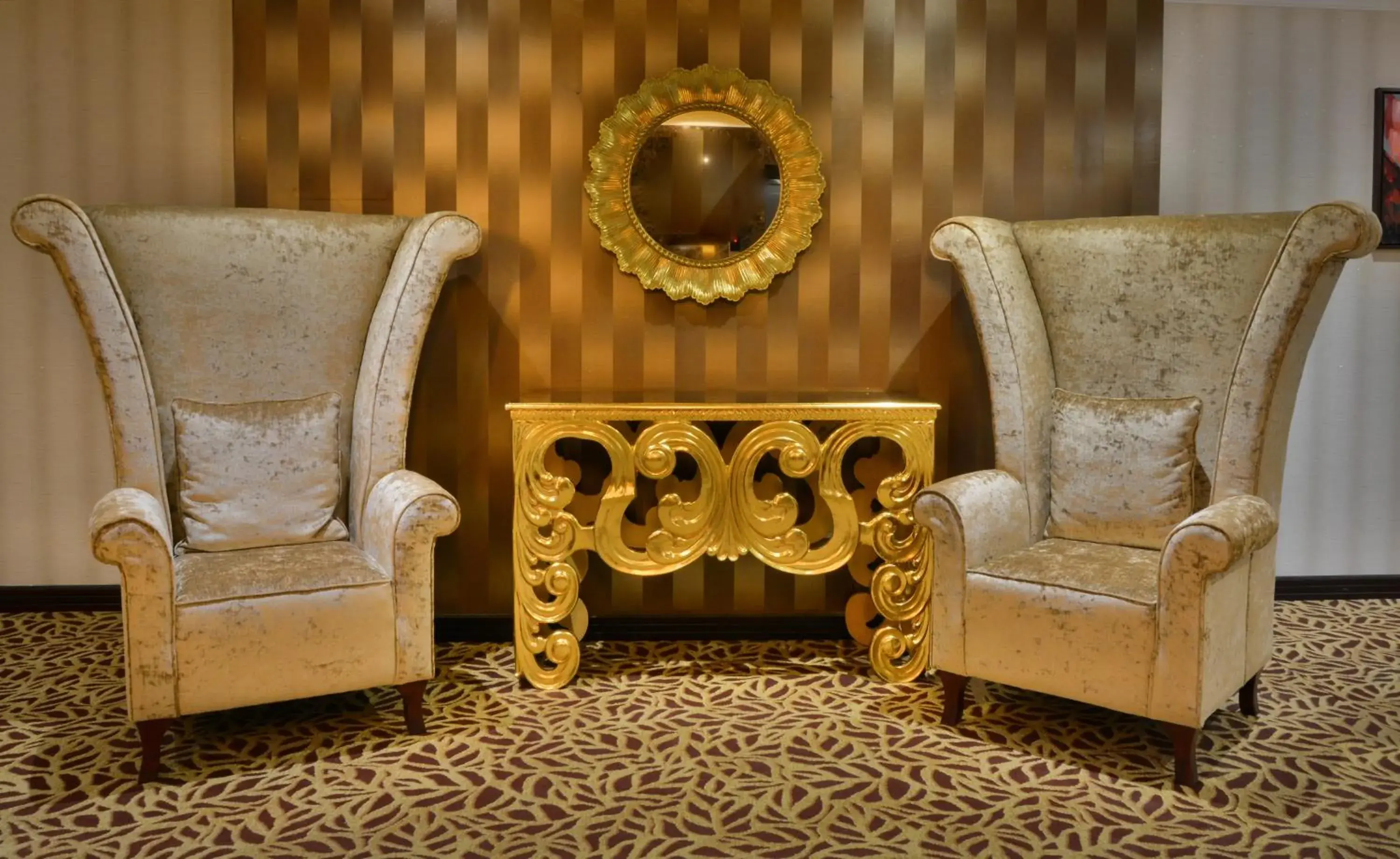 Decorative detail, Seating Area in Golden Ocean Hotel