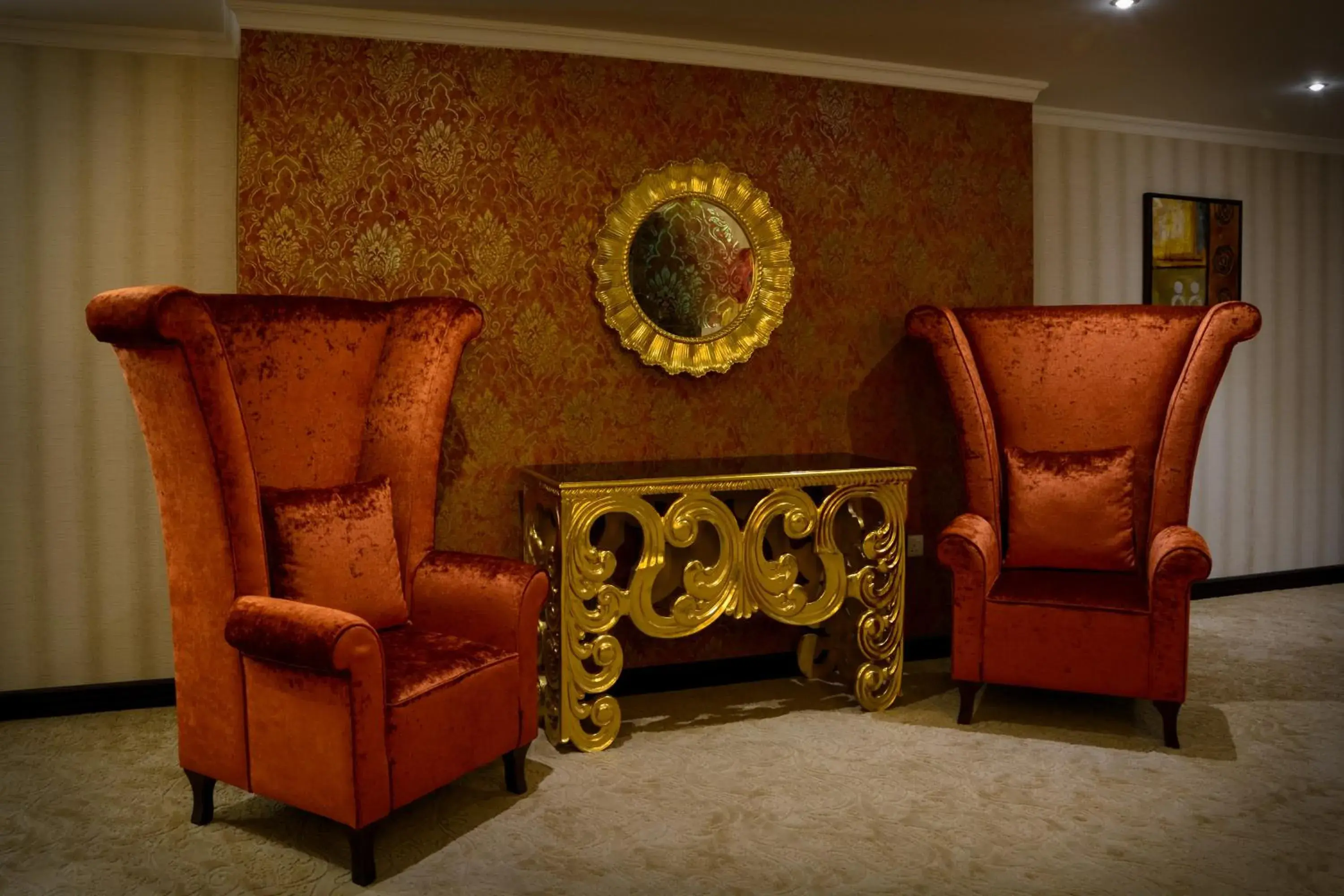 Decorative detail, Seating Area in Golden Ocean Hotel