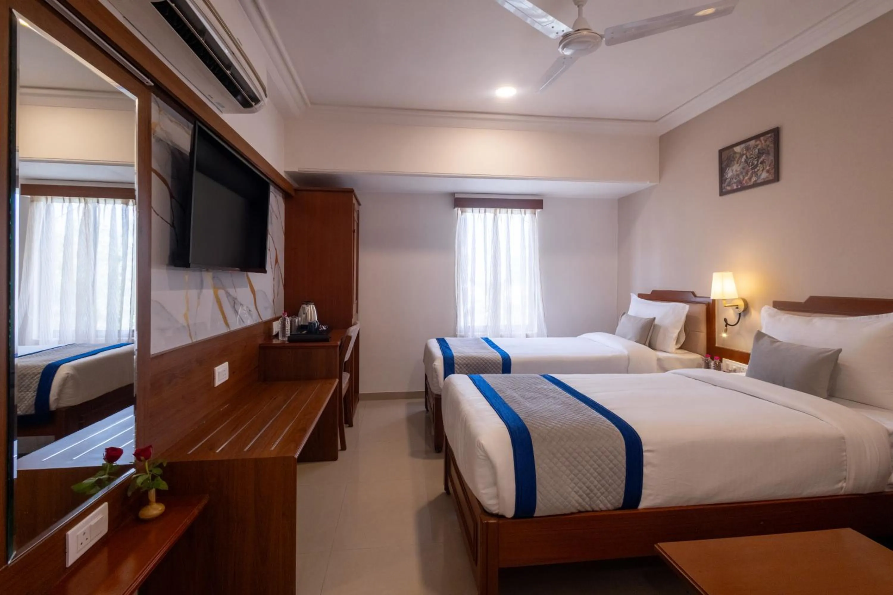 Photo of the whole room, Bed in Hotel Pravasa Stay