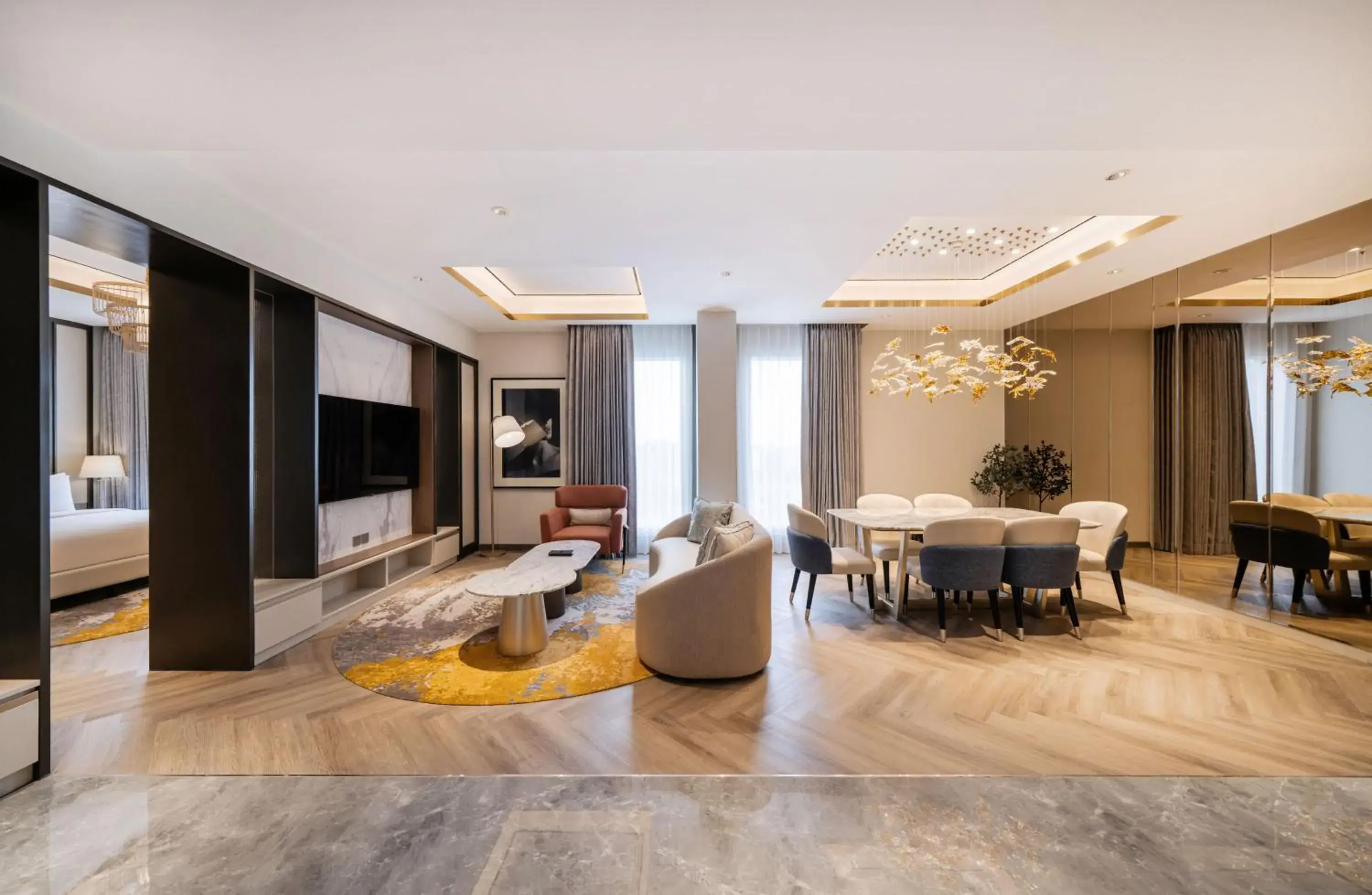 Living room in HARRIS Hotel & Conventions Gubeng Living room in HARRIS Hotel & Conventions Gubeng