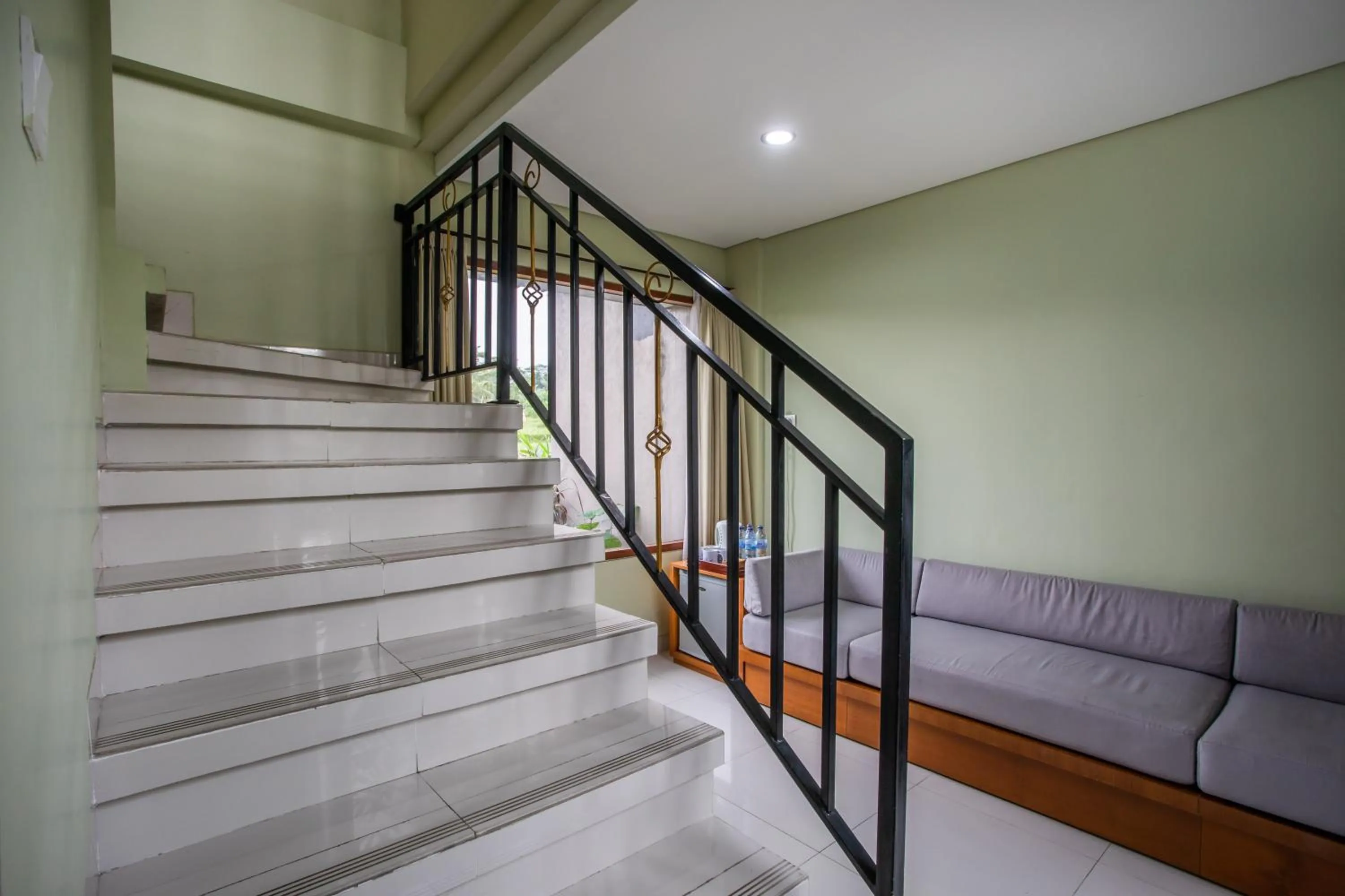 Seating area in Bakung Ubud Resort and Villa